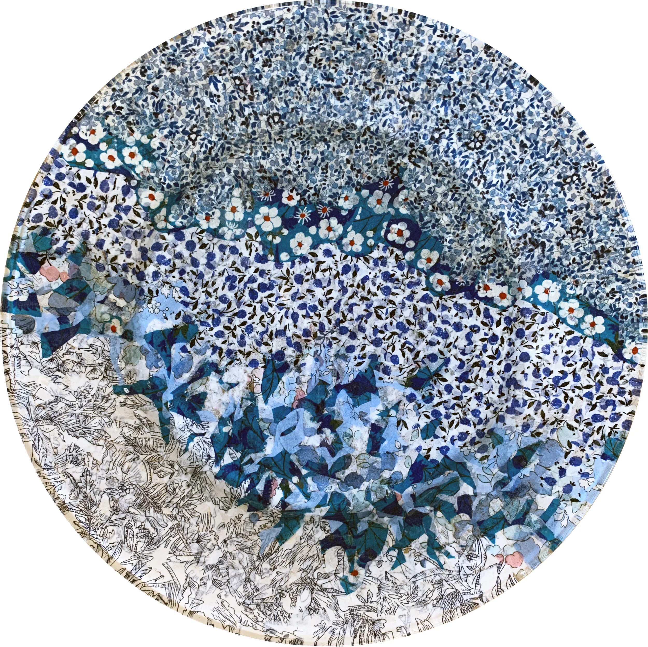 Aitai Yuma Decoupage Plate, 2021 