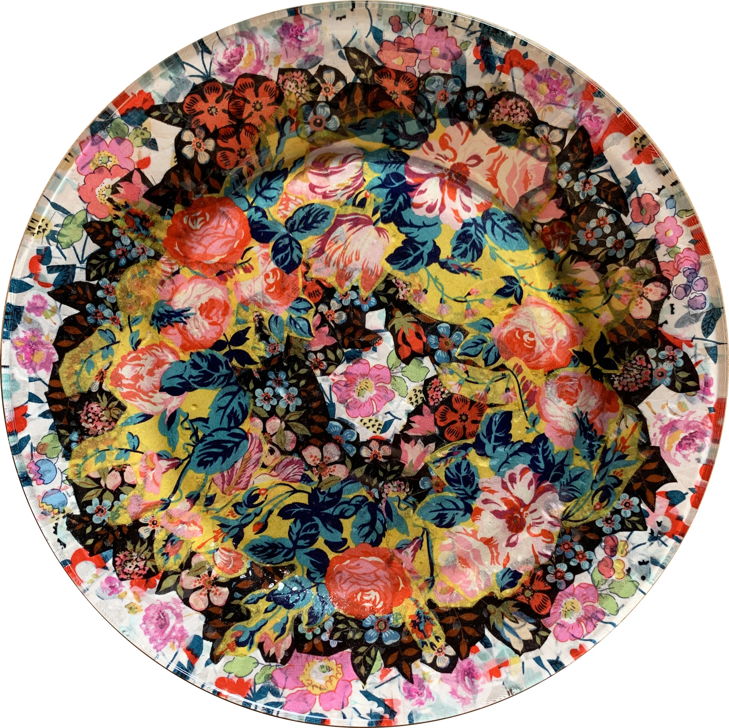 Hatsukoi Decoupage Plate, 2021   