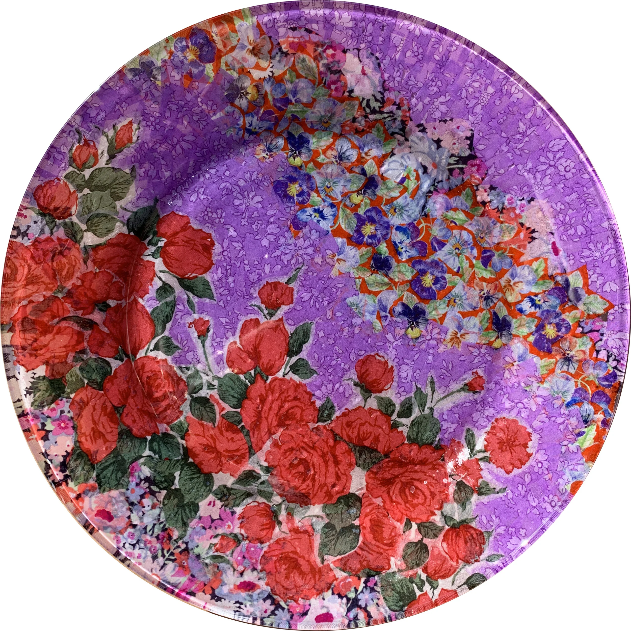 Koi No Yokan Decoupage Plate, 2021  