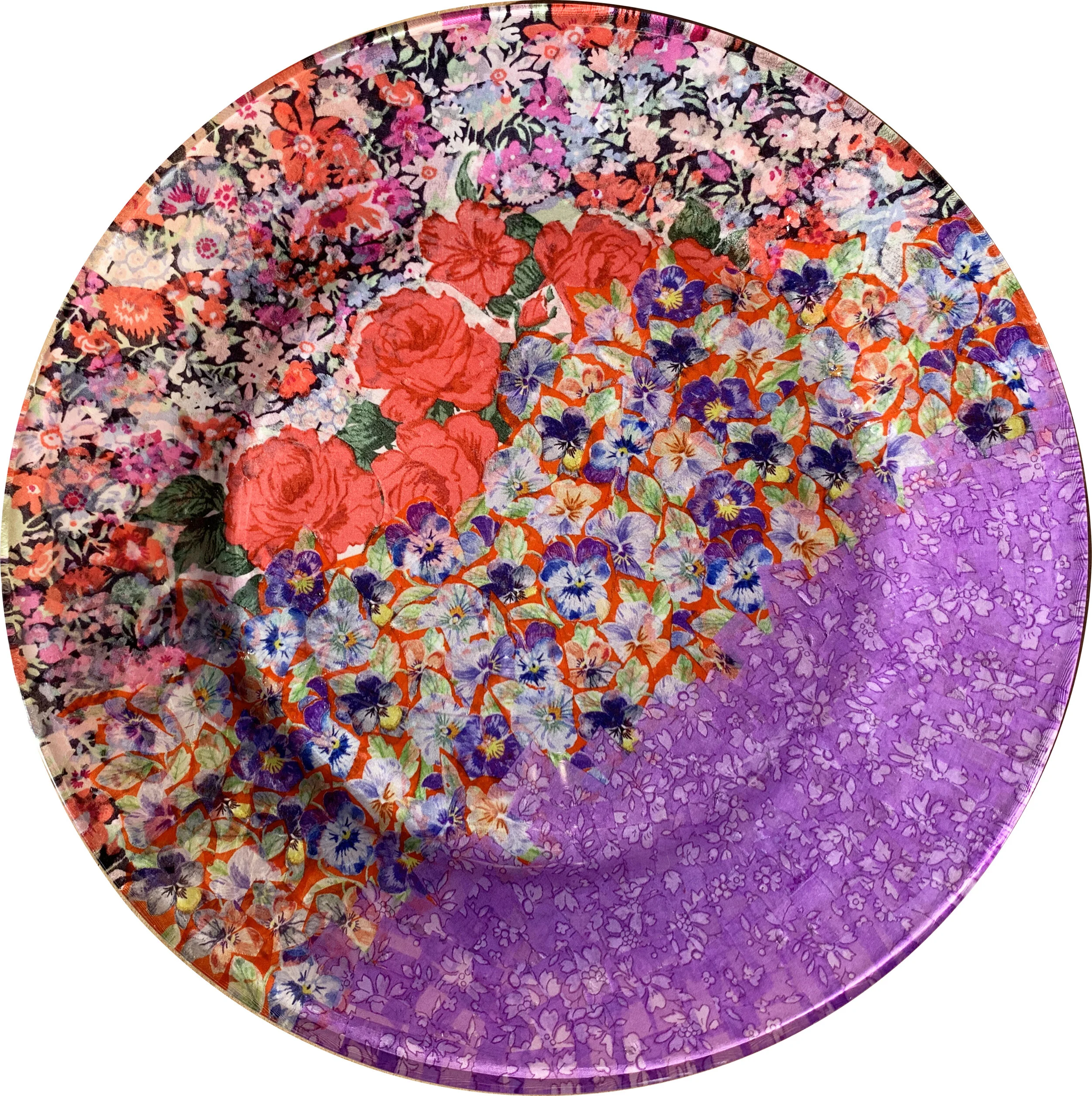 Koi No Yokan Decoupage Plate, 2021   