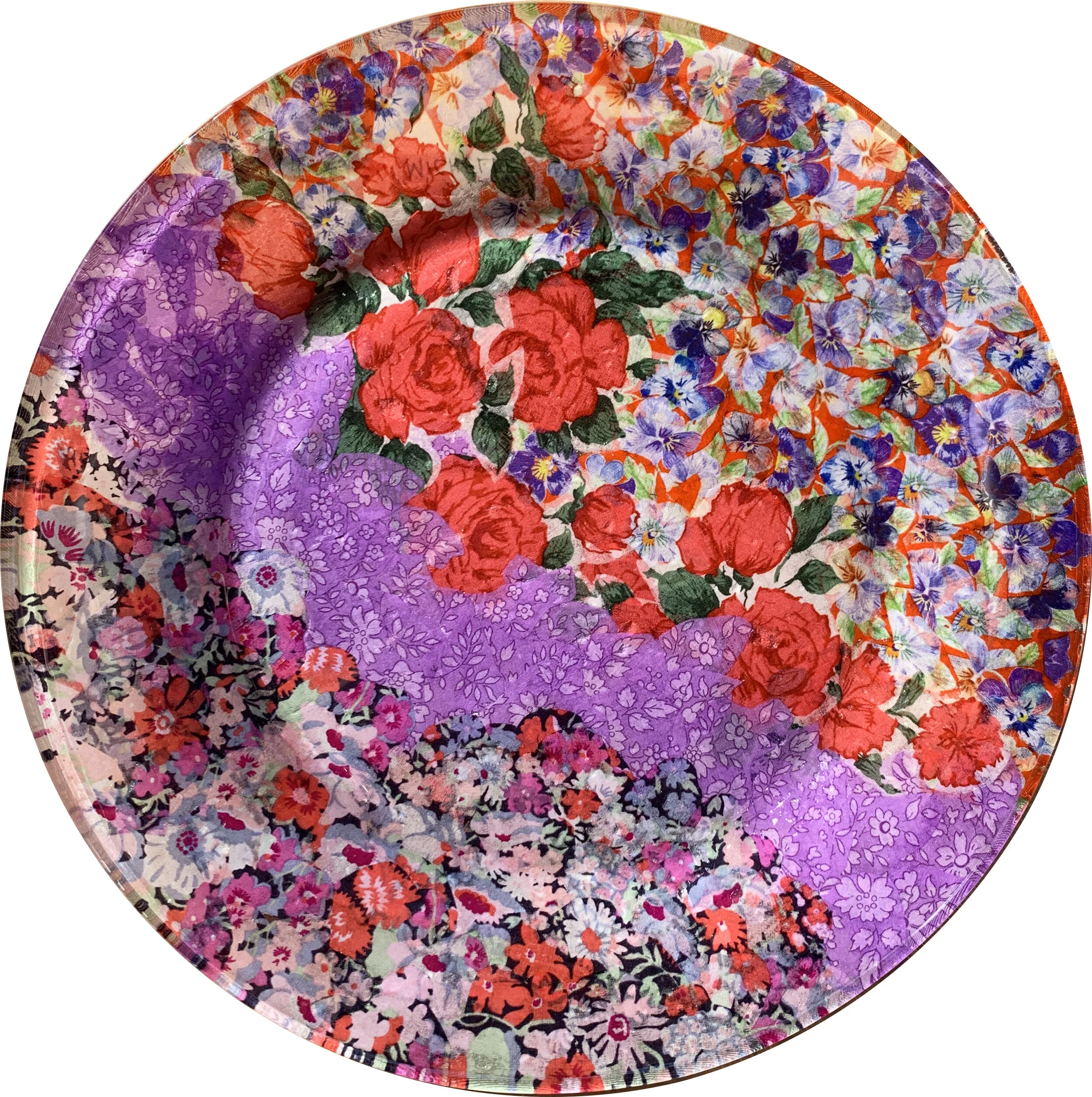 Koi No Yokan Decoupage Plate, 2021   