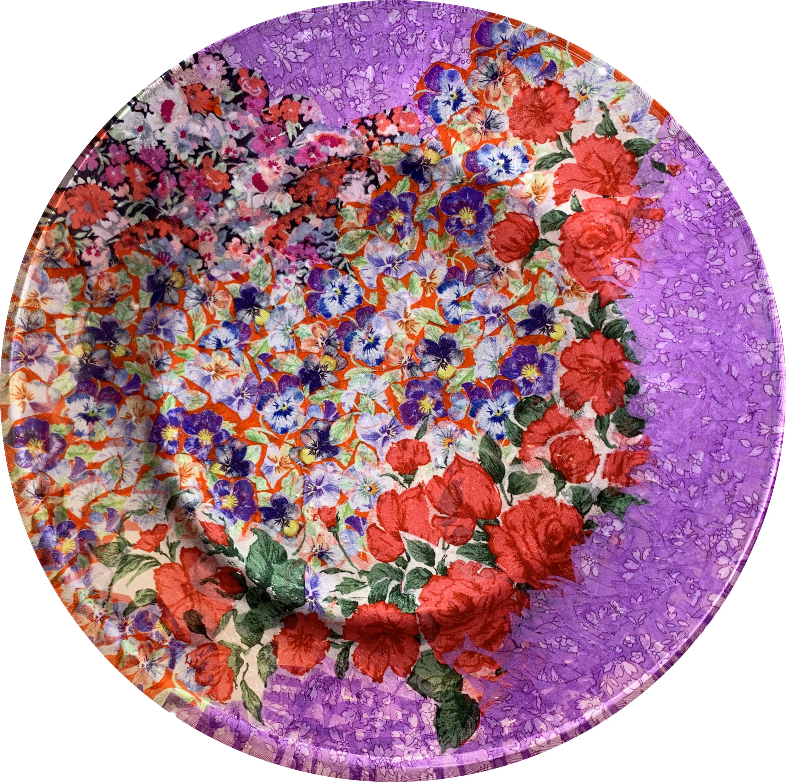 Koi No Yokan Decoupage Plate, 2021   