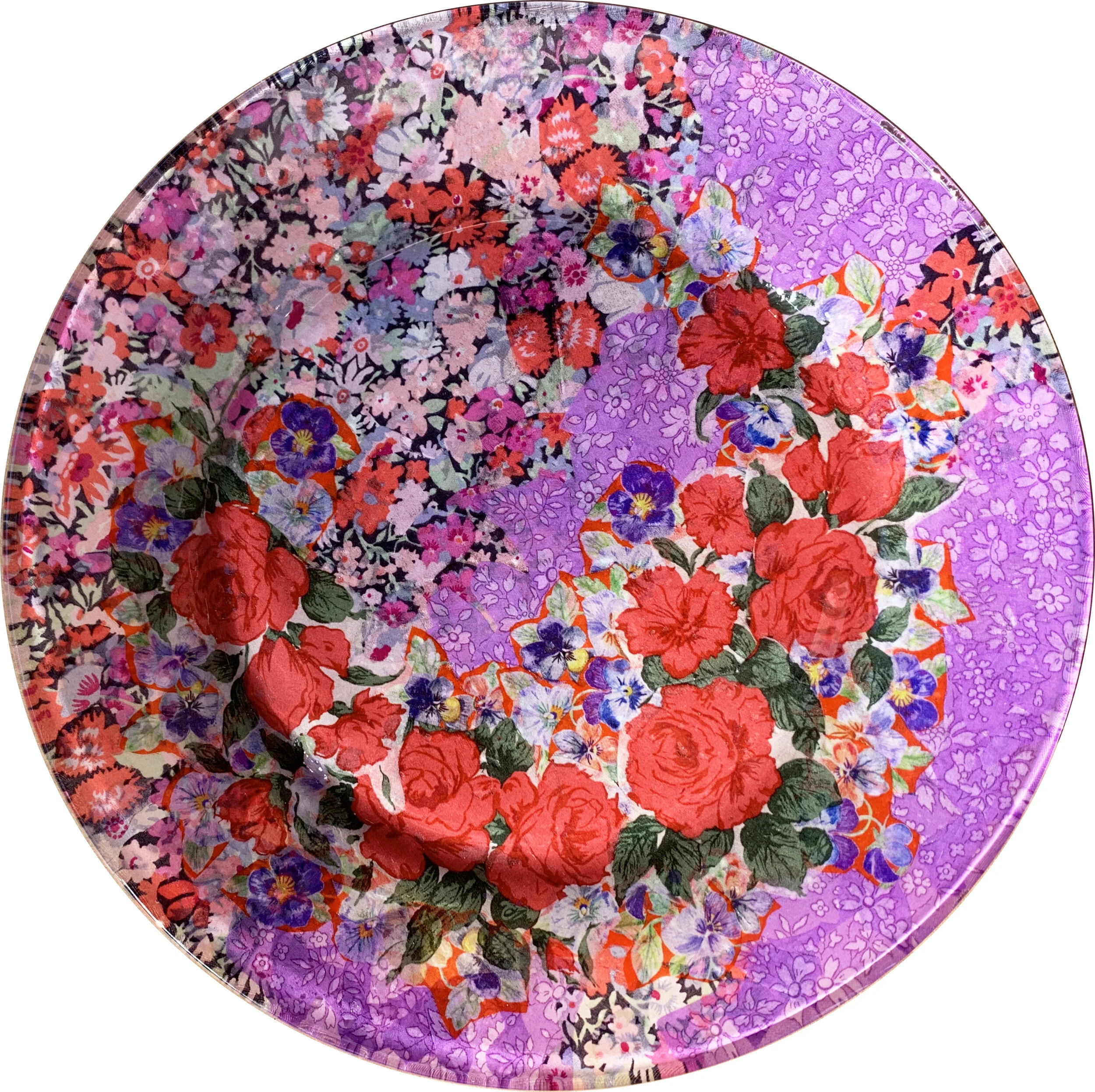 Koi No Yokan Decoupage Plate, 2021  