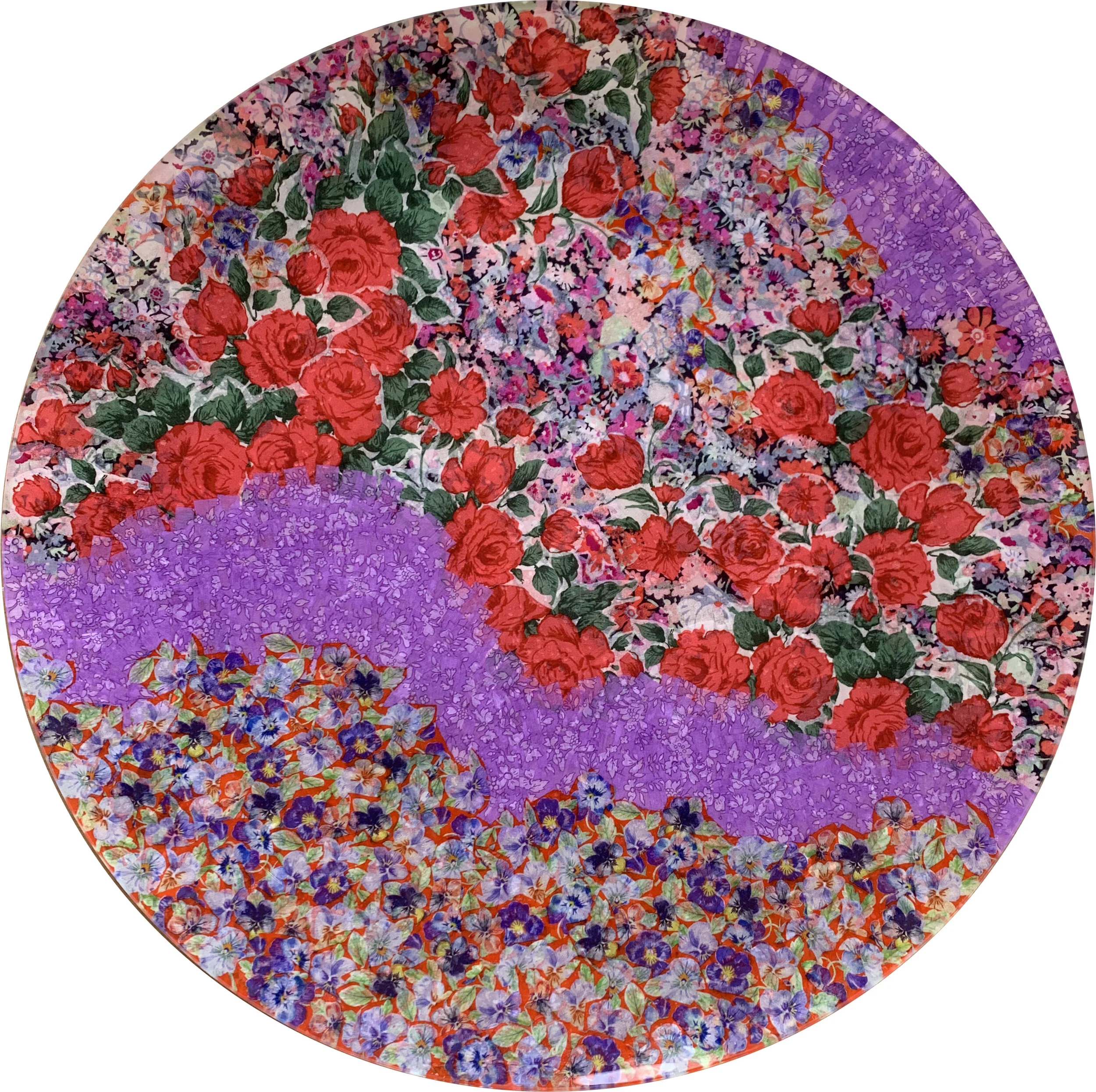 Koi No Yokan Decoupage Plate, 2021 