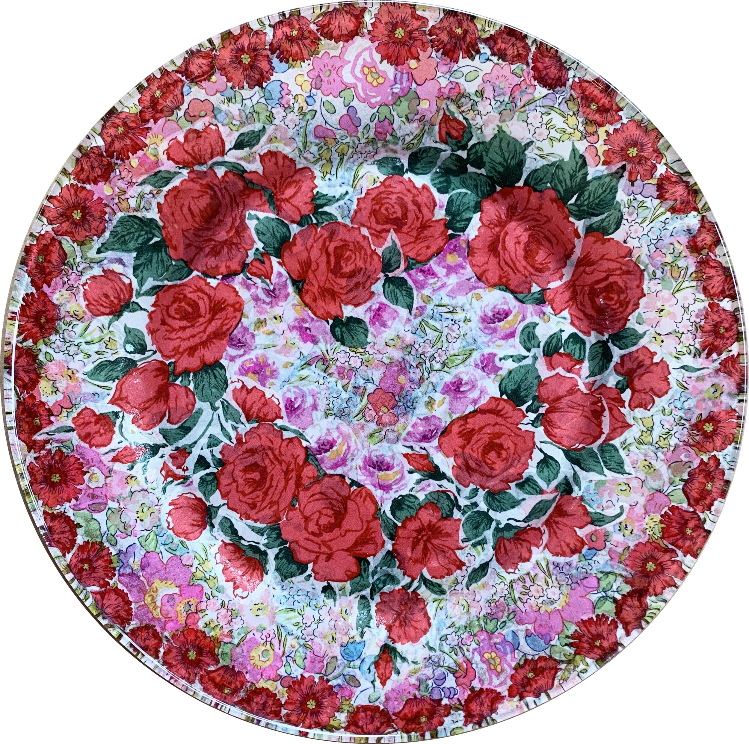 Valentine Decoupage Plate, 2021    