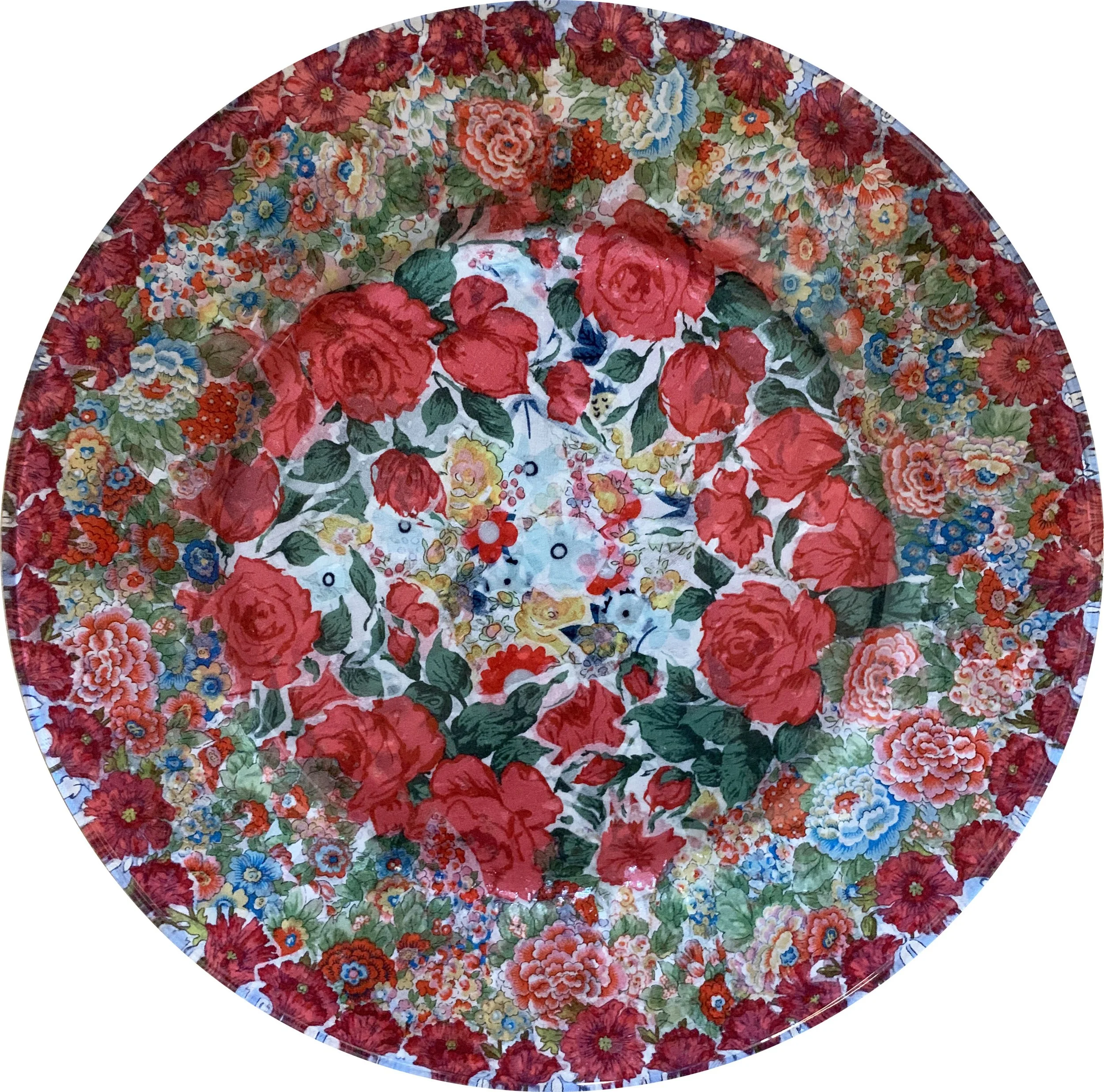Rossa Decoupage Plate