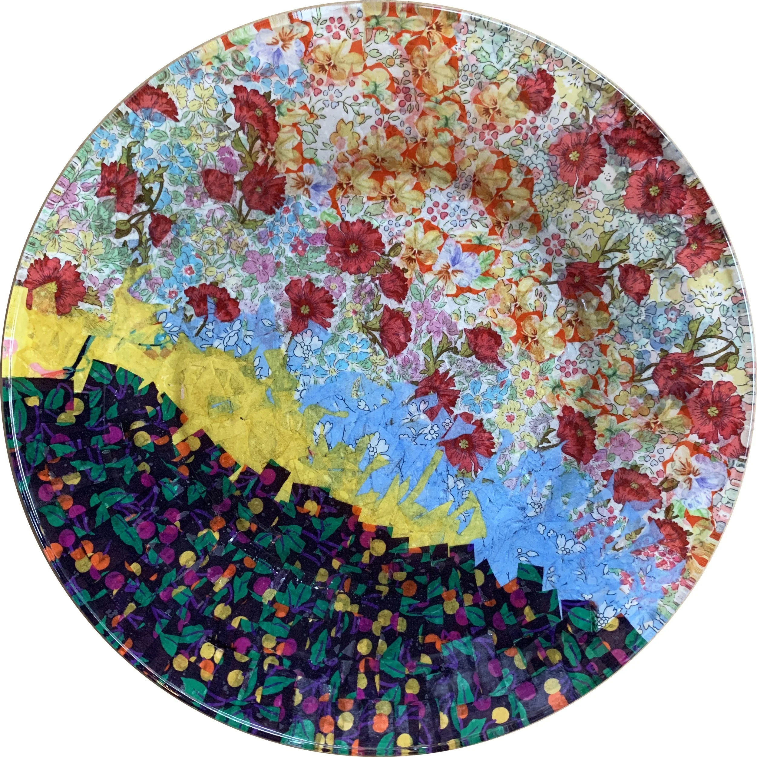 Jennie Decoupage Plate