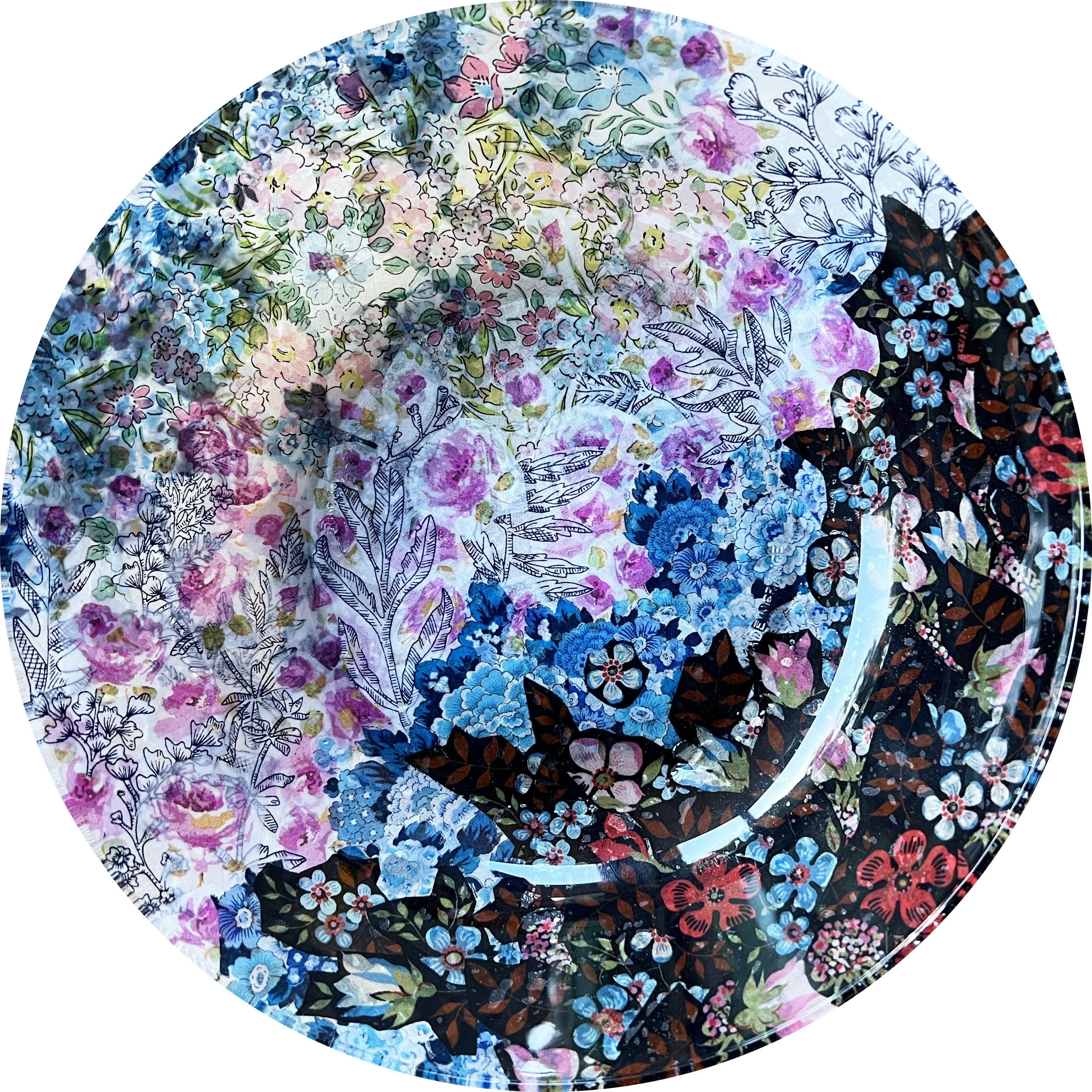 Jeanna Decoupage Bowl