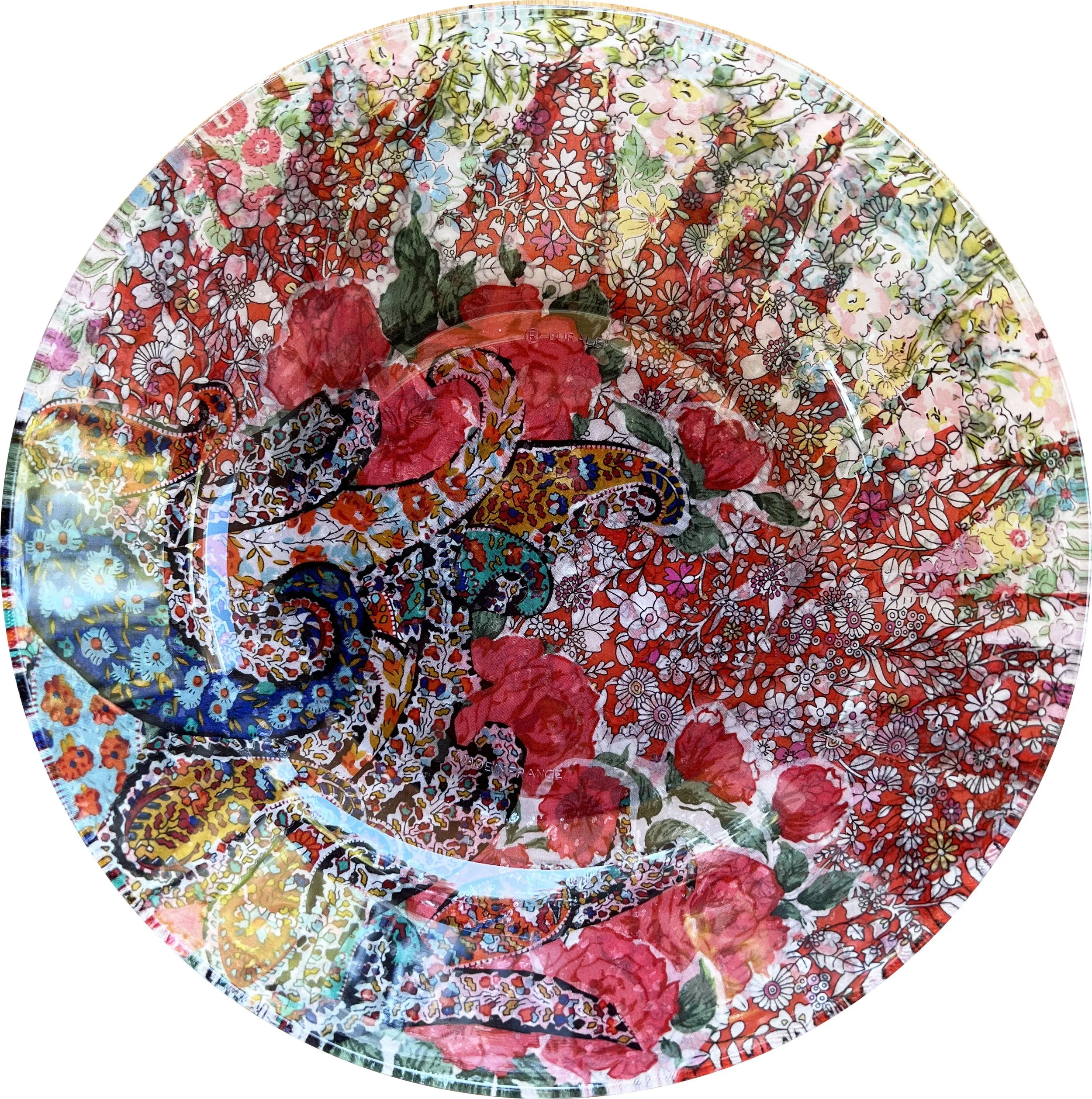 The Fire Decoupage Plate