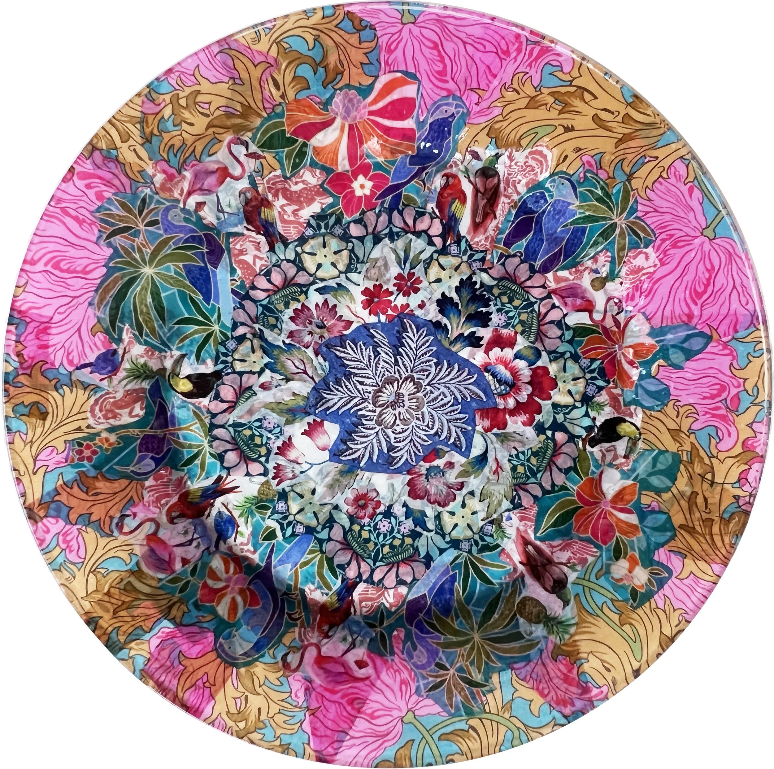 Enchanted Spirits Decoupage Plate 1, 2022