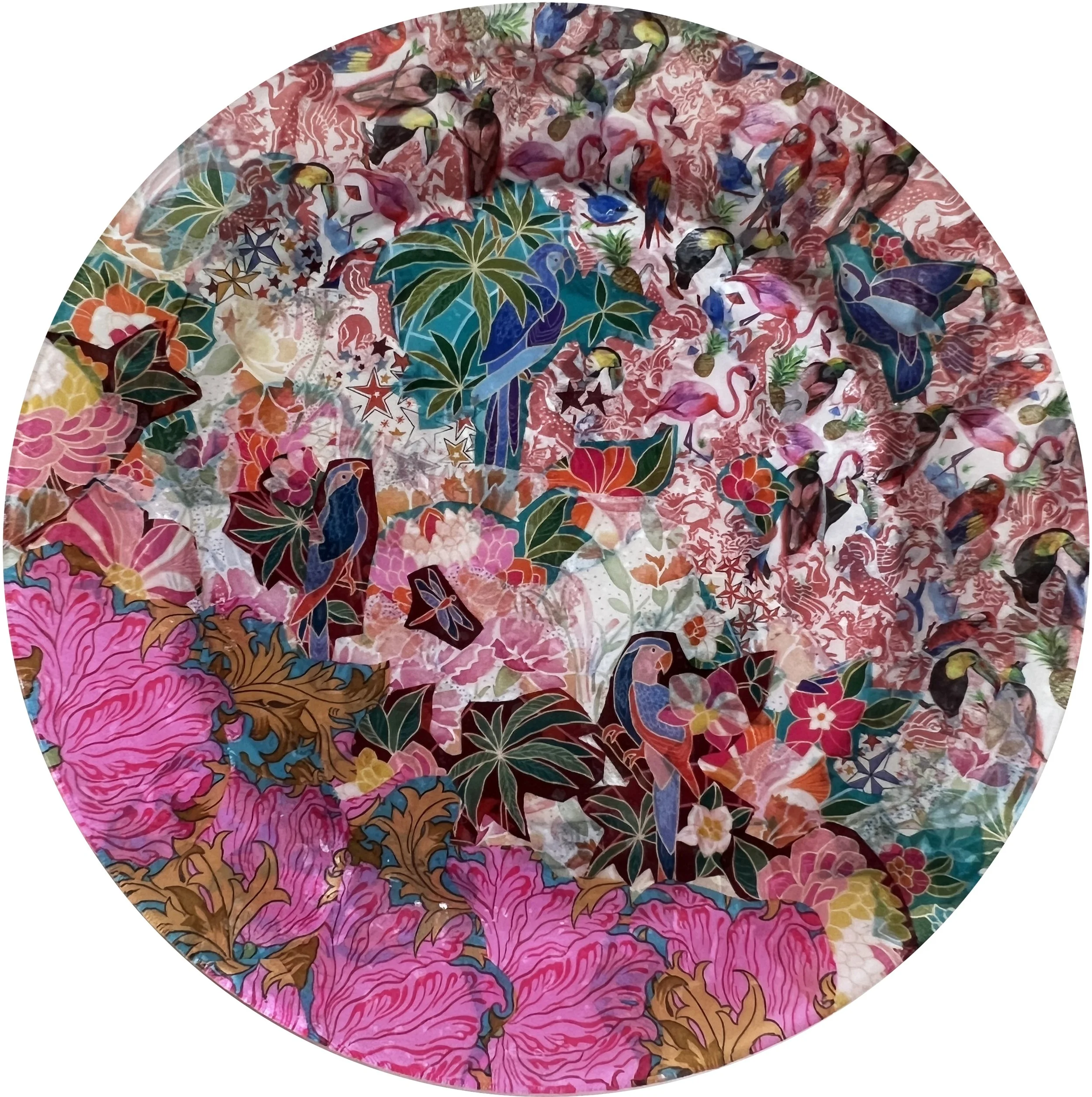 Enchanted Spirits Decoupage Plate 4, 2022