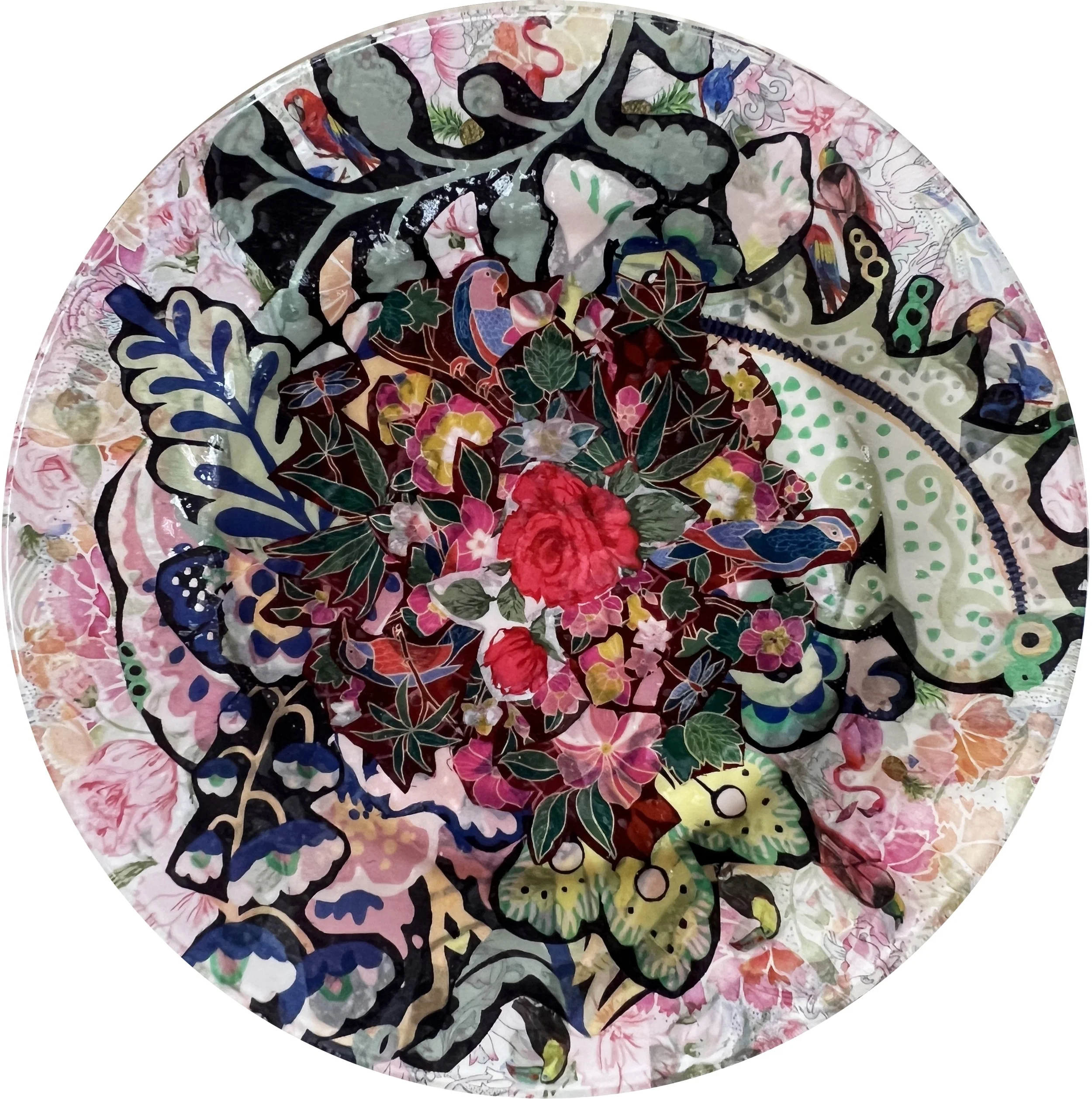 Enchanted Spirits Decoupage Plate 5, 2022