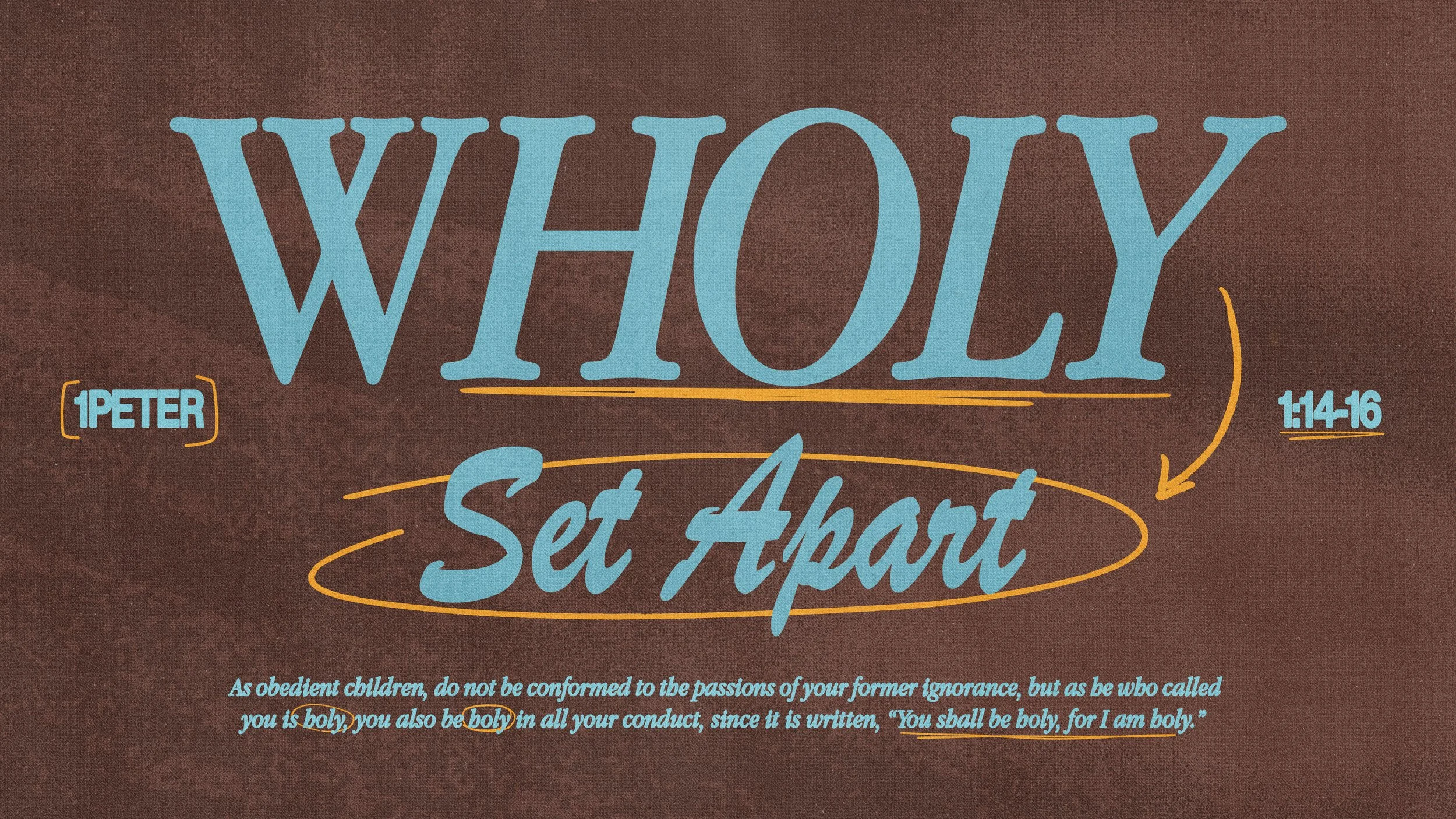Wholy: Set Apart