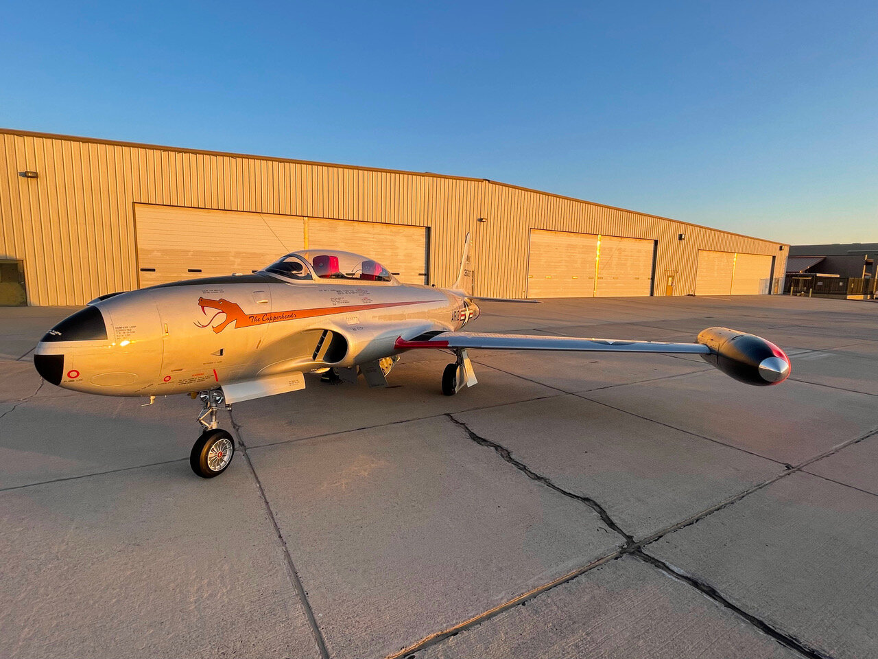 Restored Copperhead T-33
