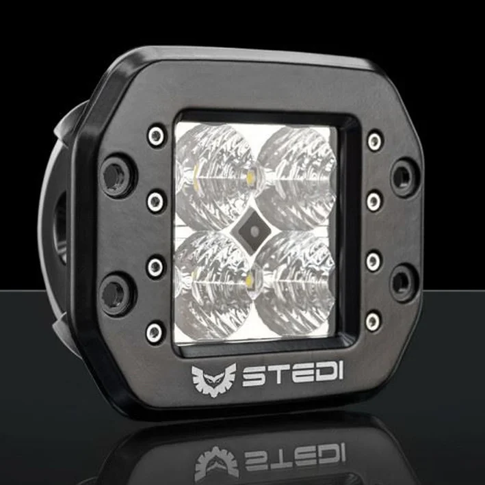 STEDI - C-4 BLACK EDITION FLUSH MOUNT LED LIGHT | FLOOD