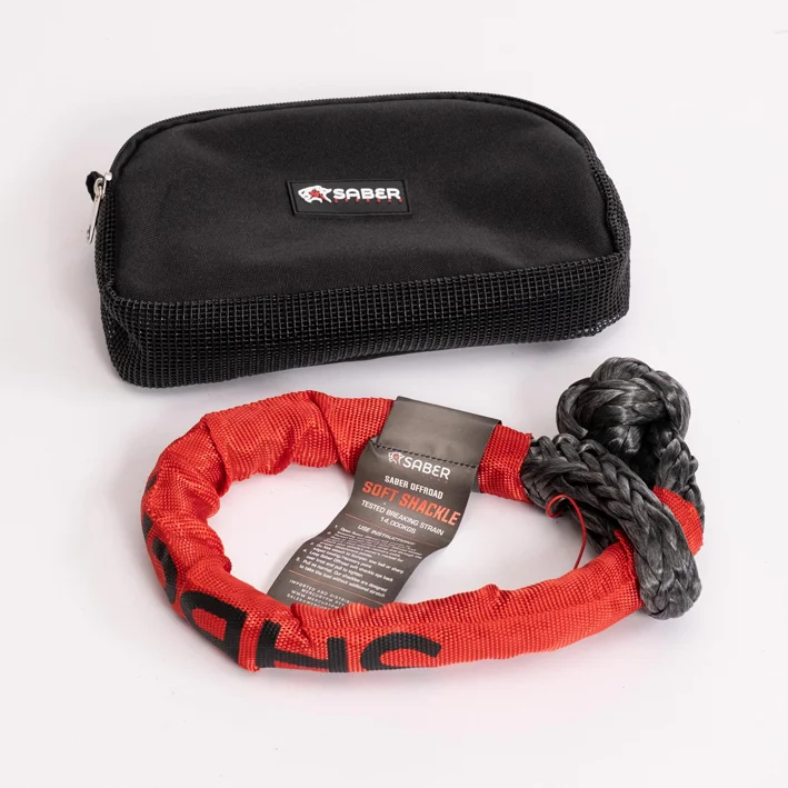 SABER OFFROAD - 14,700KG SOFT SHACKLE WITH PROTECTIVE SHEALTH