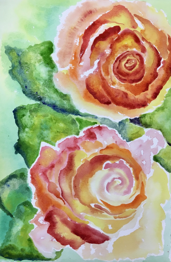 Watercolor Roses