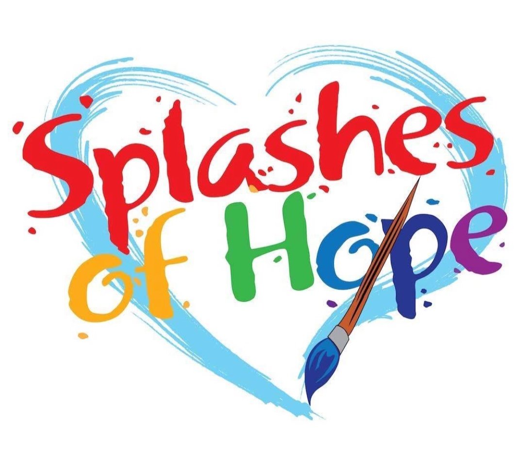Splashes of Hope is a 501 c (3) nonprofit organization dedicated to brightening the world with art. 