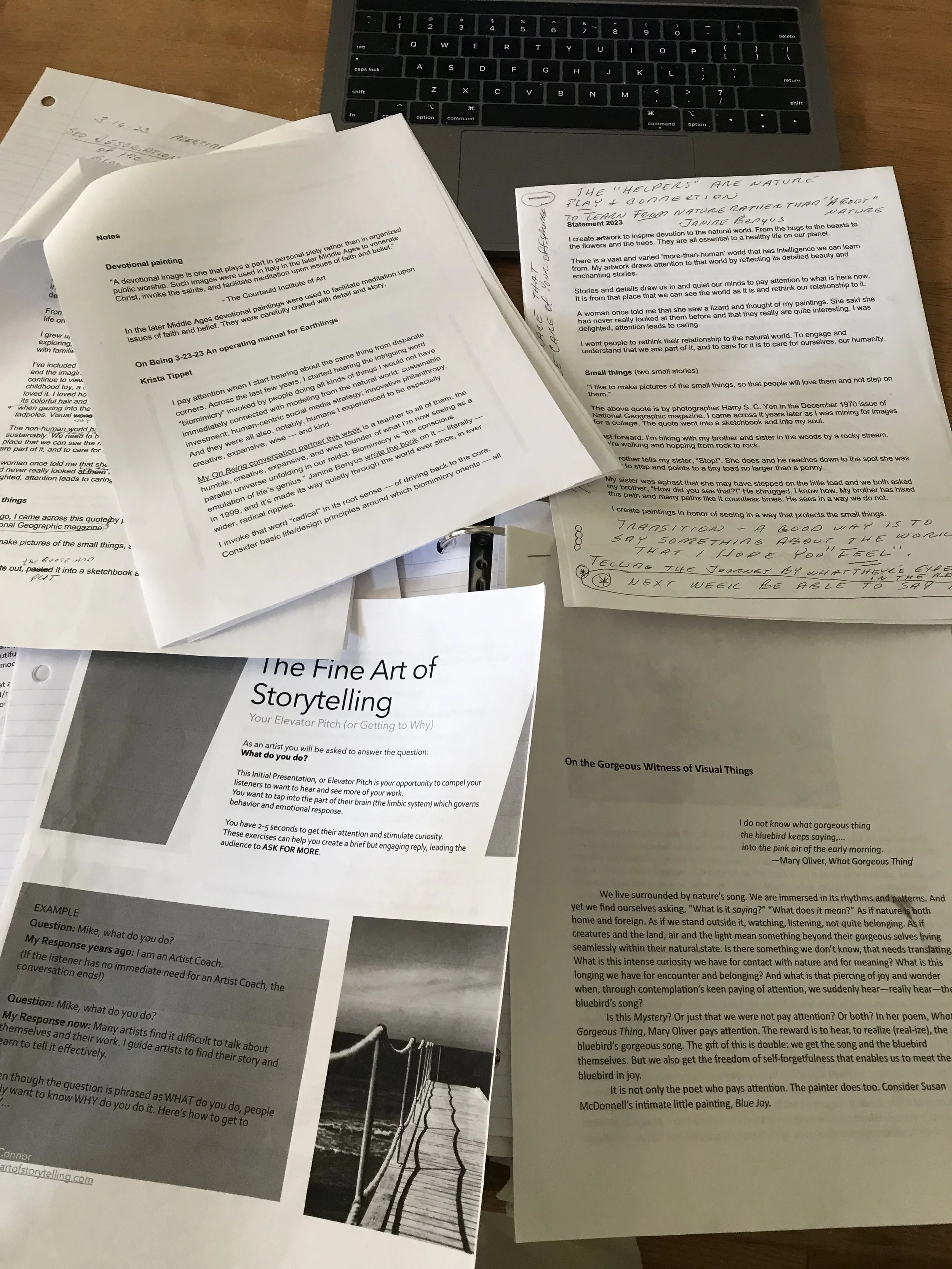 Writing an Artist's Statement