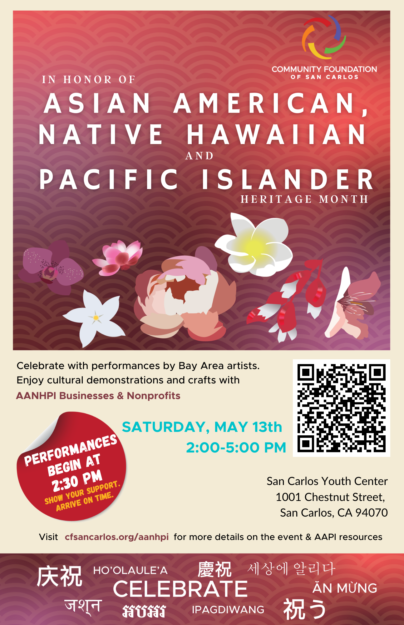 3rd Annual - Asian American, Native Hawaiian and Pacific Islander Heritage Celebration