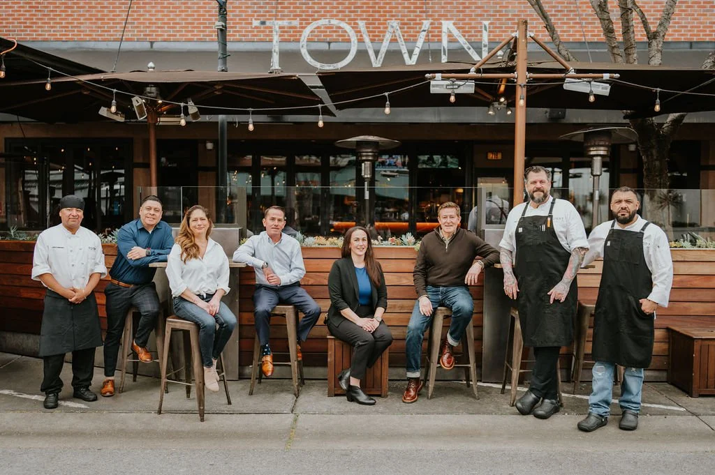 Town restaurant team