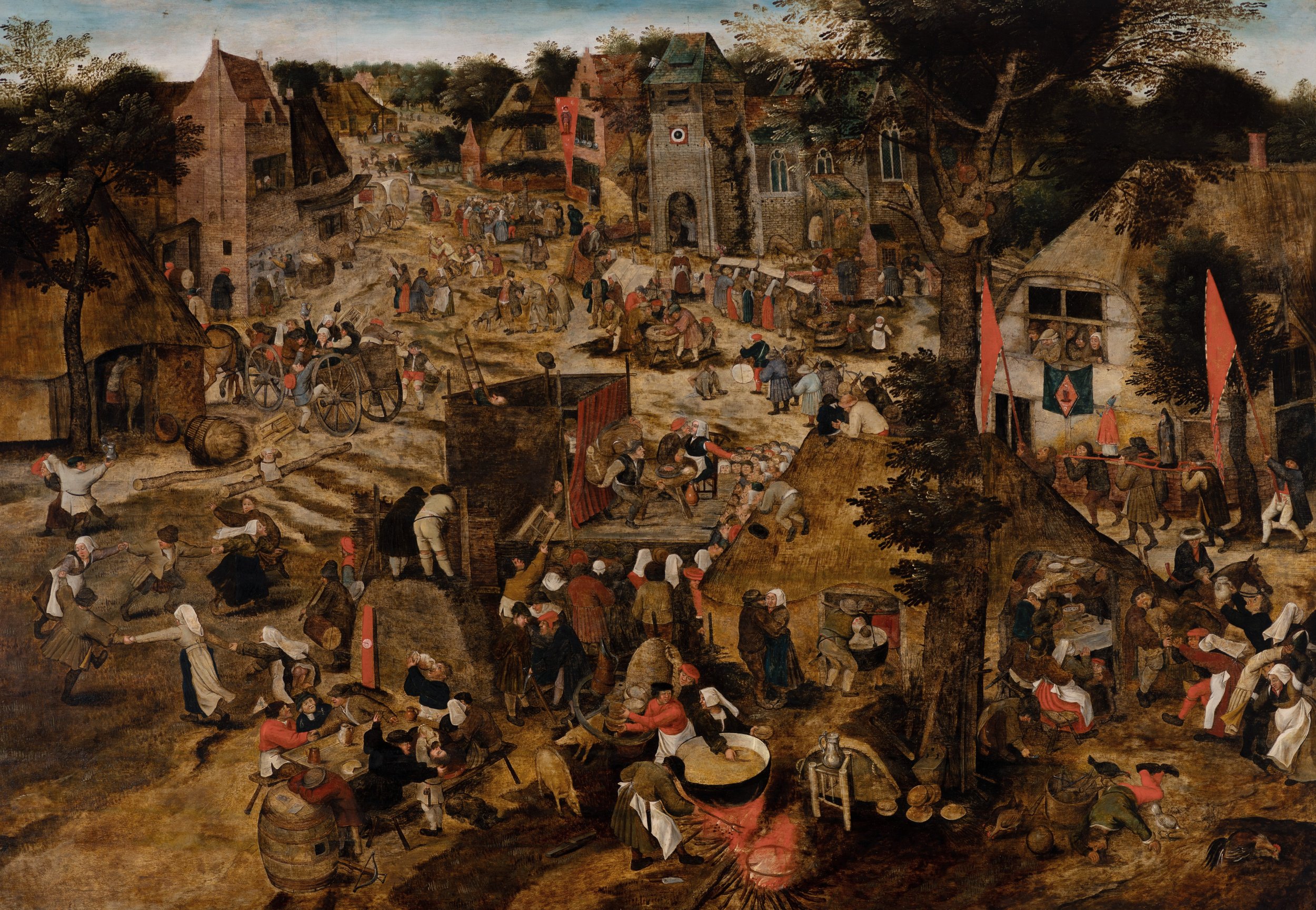 M1961_1 Pieter Brueghel the Younger A Village fair oil on panel [After Treatment] 16-02-2023 040 (2).jpg