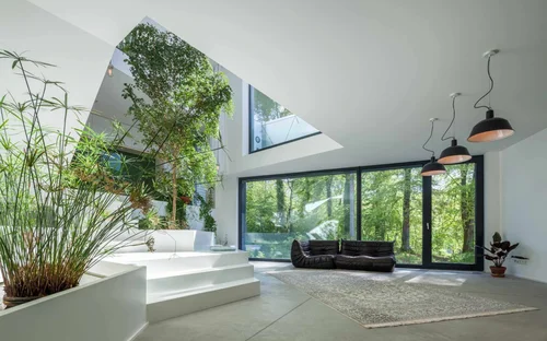 geenery in privat house, Luxembourg