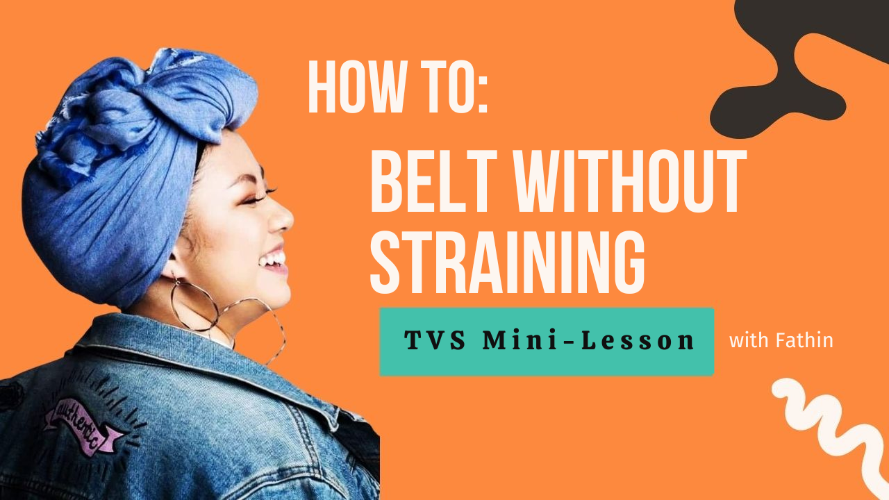 [TVS Mini Lesson] How to belt without straining