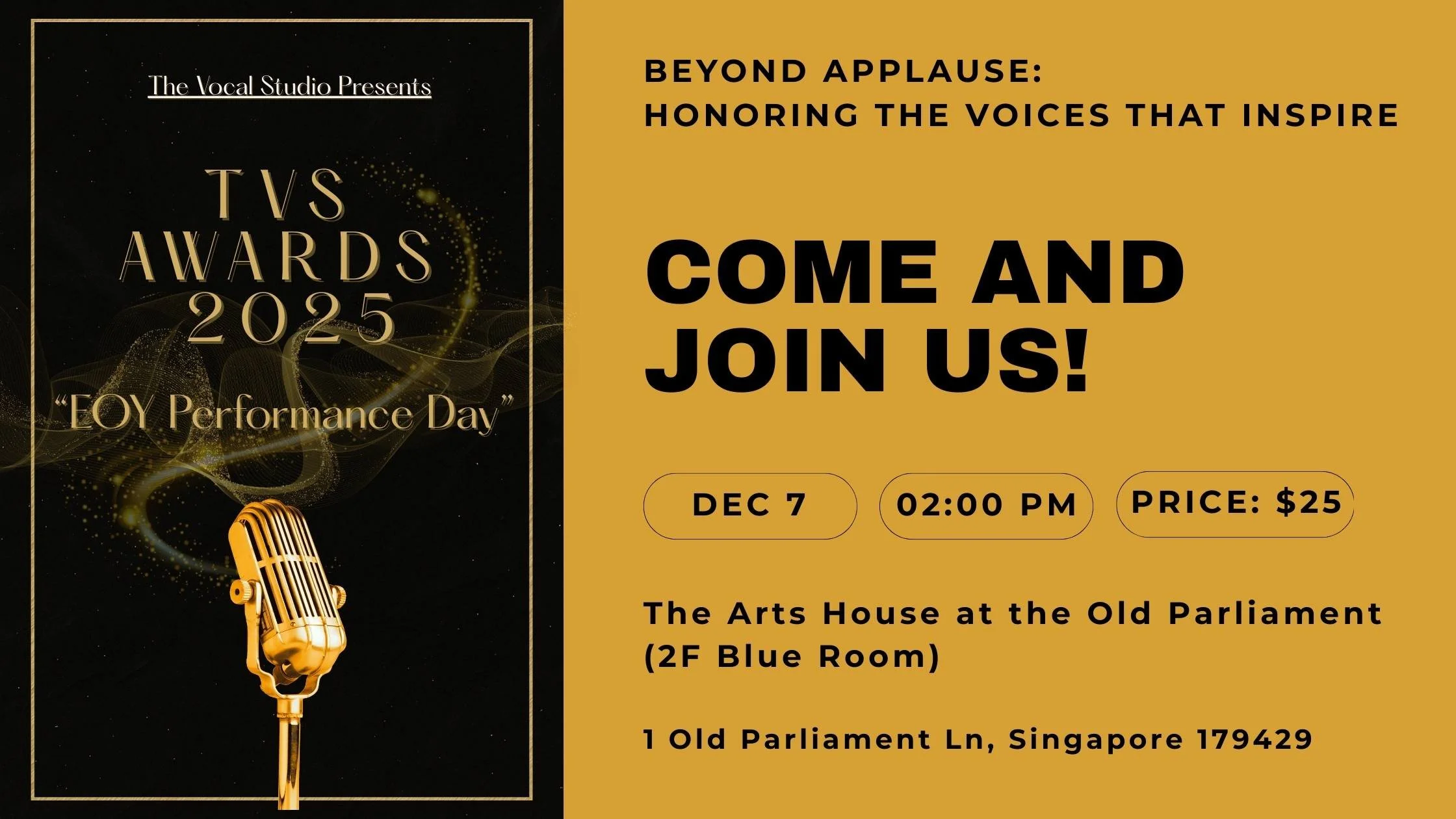 TVS Awards invitation