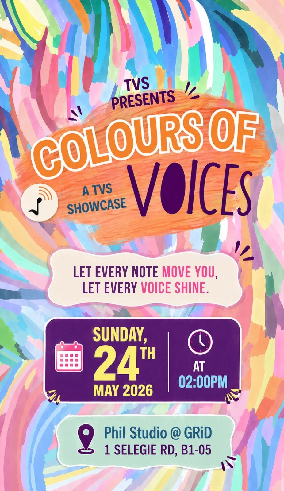 2026 TVS Showcase 'Colours of Voices' 