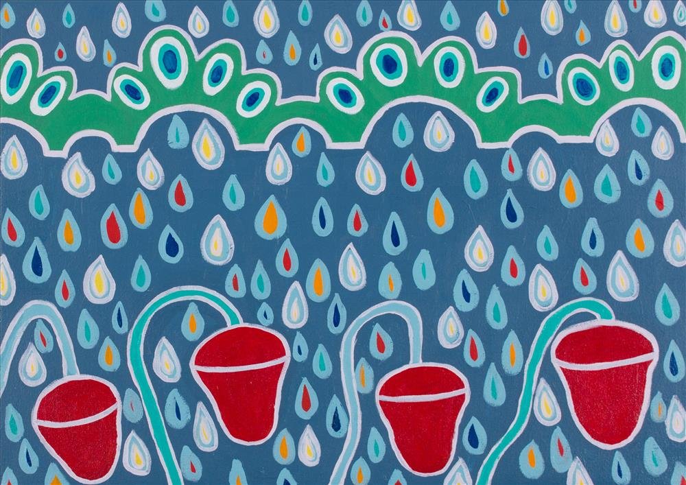 Water Park in the Rain by Telona Pitt