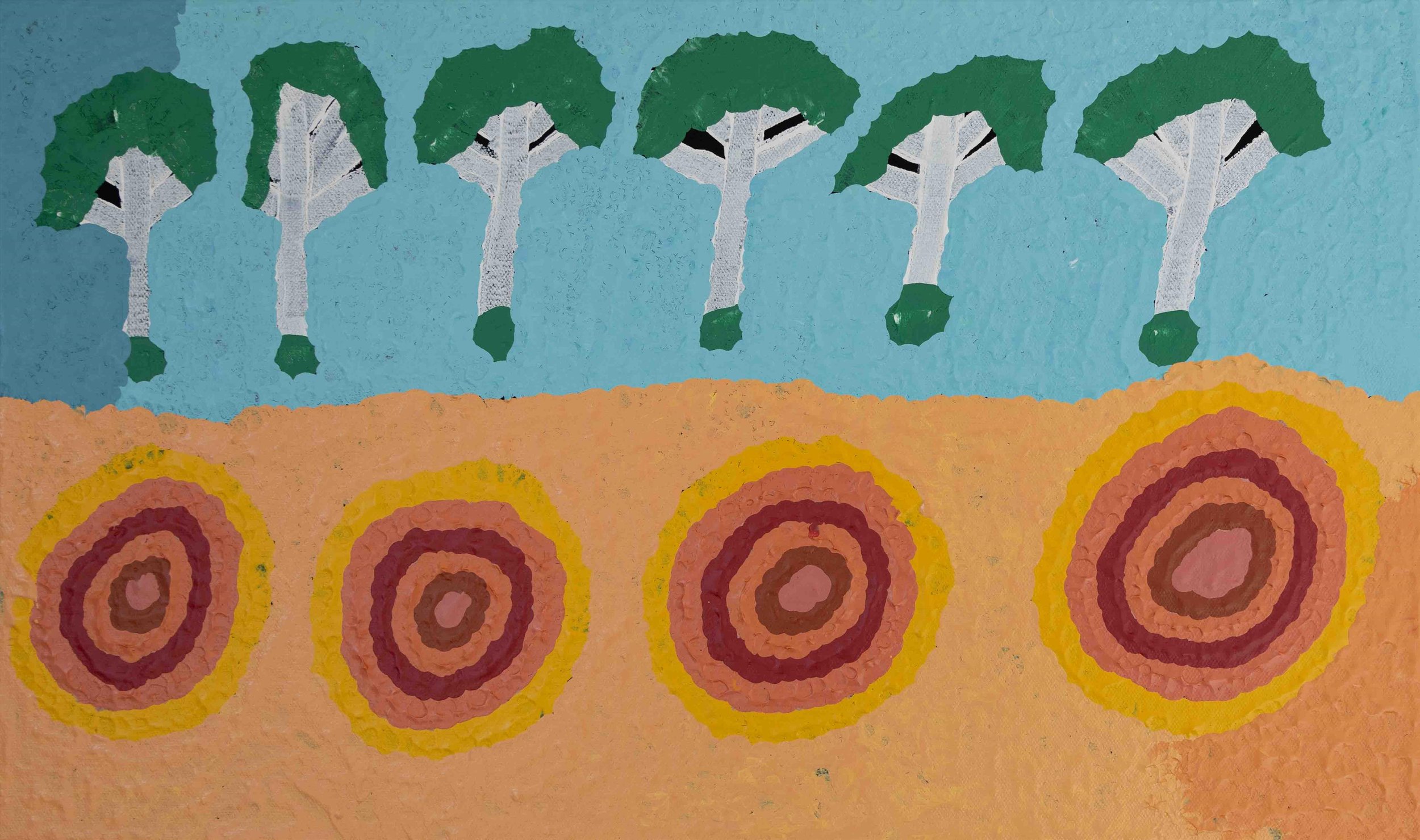 Gum Tree and Kuntal by Maggie Green
