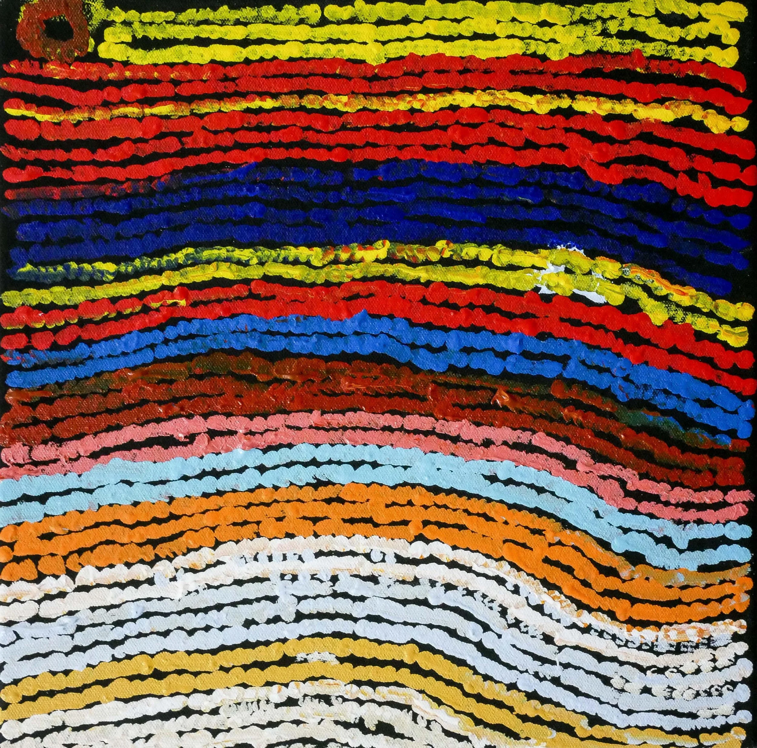 Ngurra (Home Country, Camp) by Maywokka (Mayiwalku) Chapman