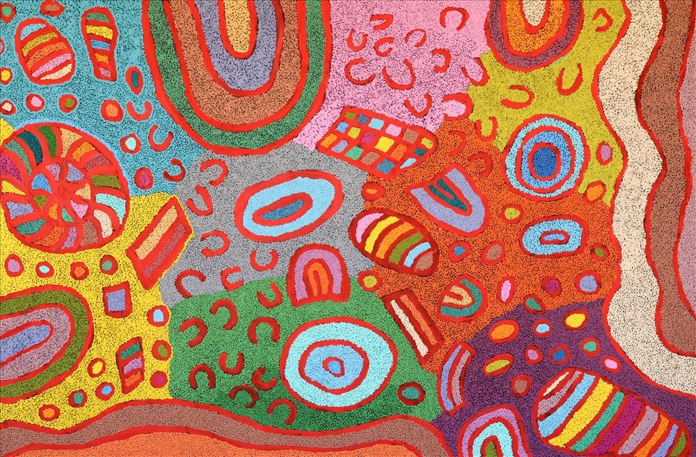 Untitled by Maisie Ward Nungurrayi
