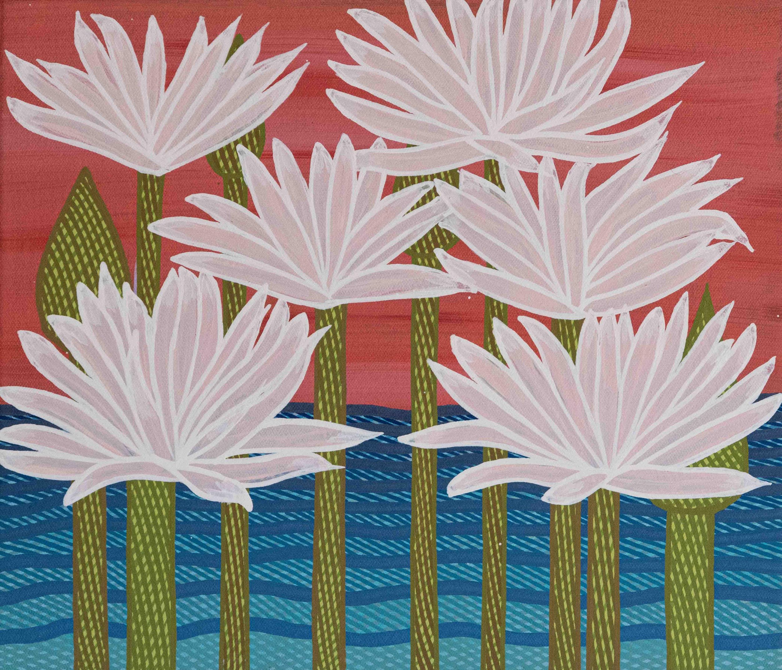 Waterlilies by Ruby Djikarra Alderton
