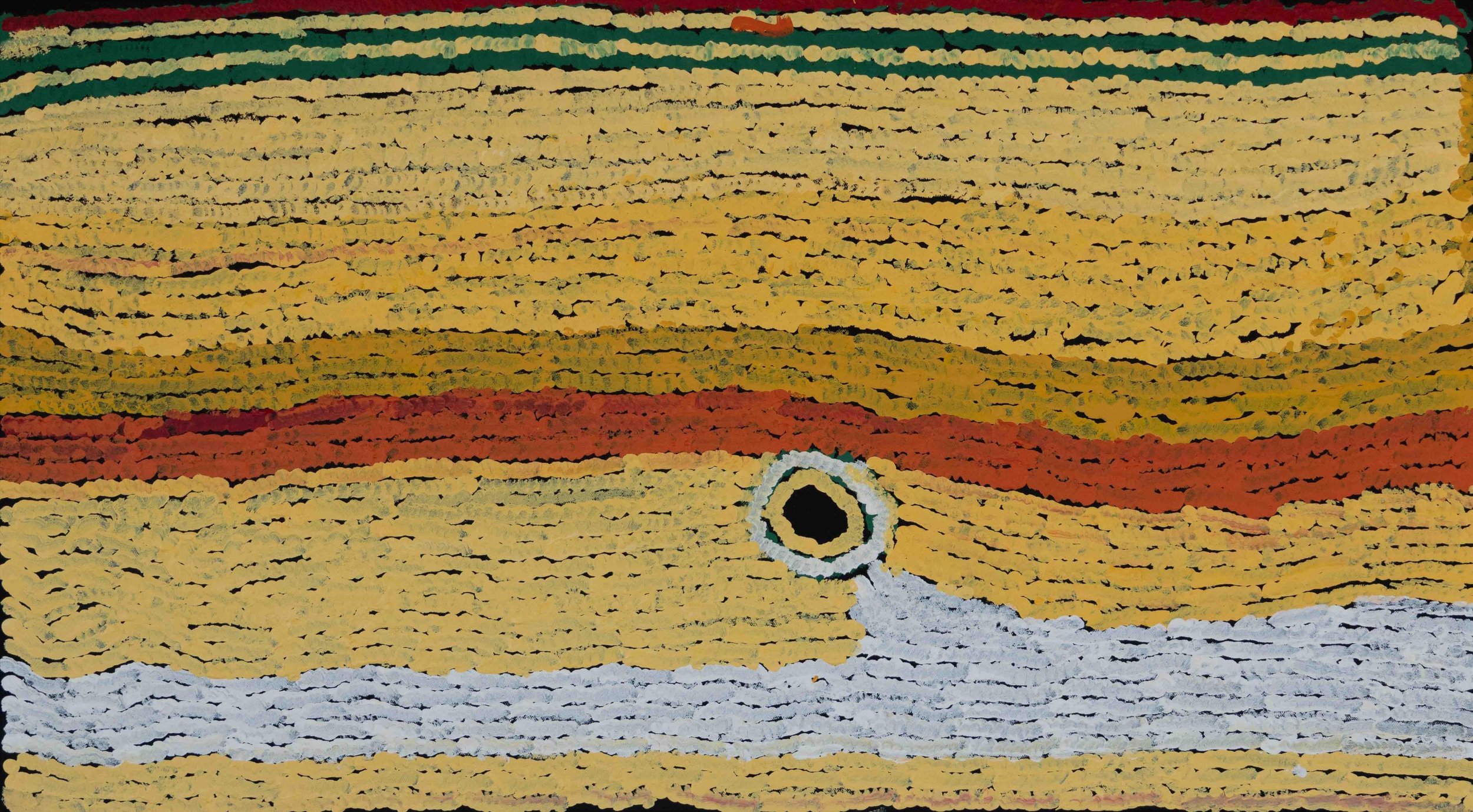 Ngurra (Home Country, Camp) by Maywokka (Mayiwalku) Chapman