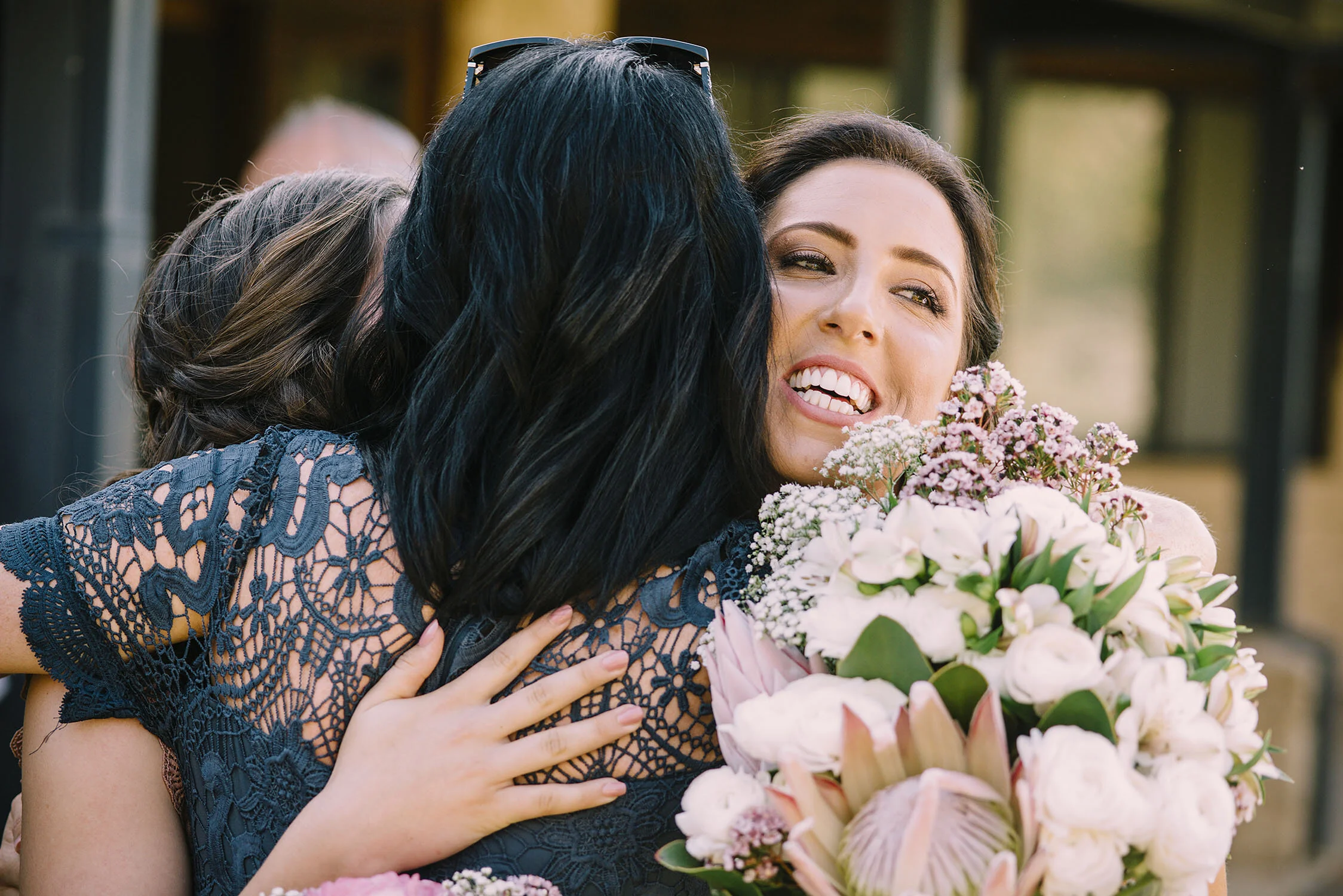 Bride congratulated by guests at her elopement in Margaret River.jpg