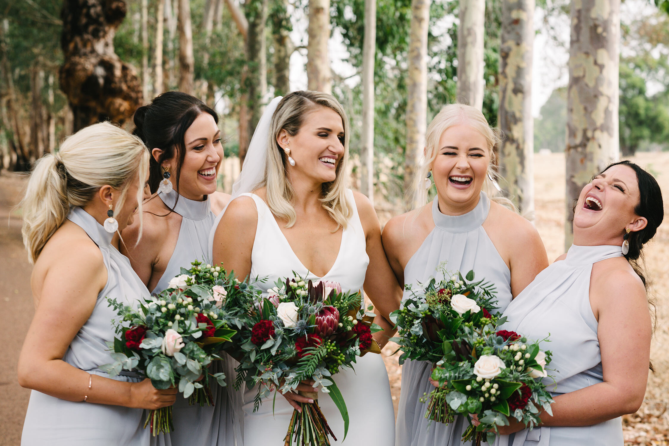 bridesmaid laugh out loud Fremantle Wedding Photograph.jpg