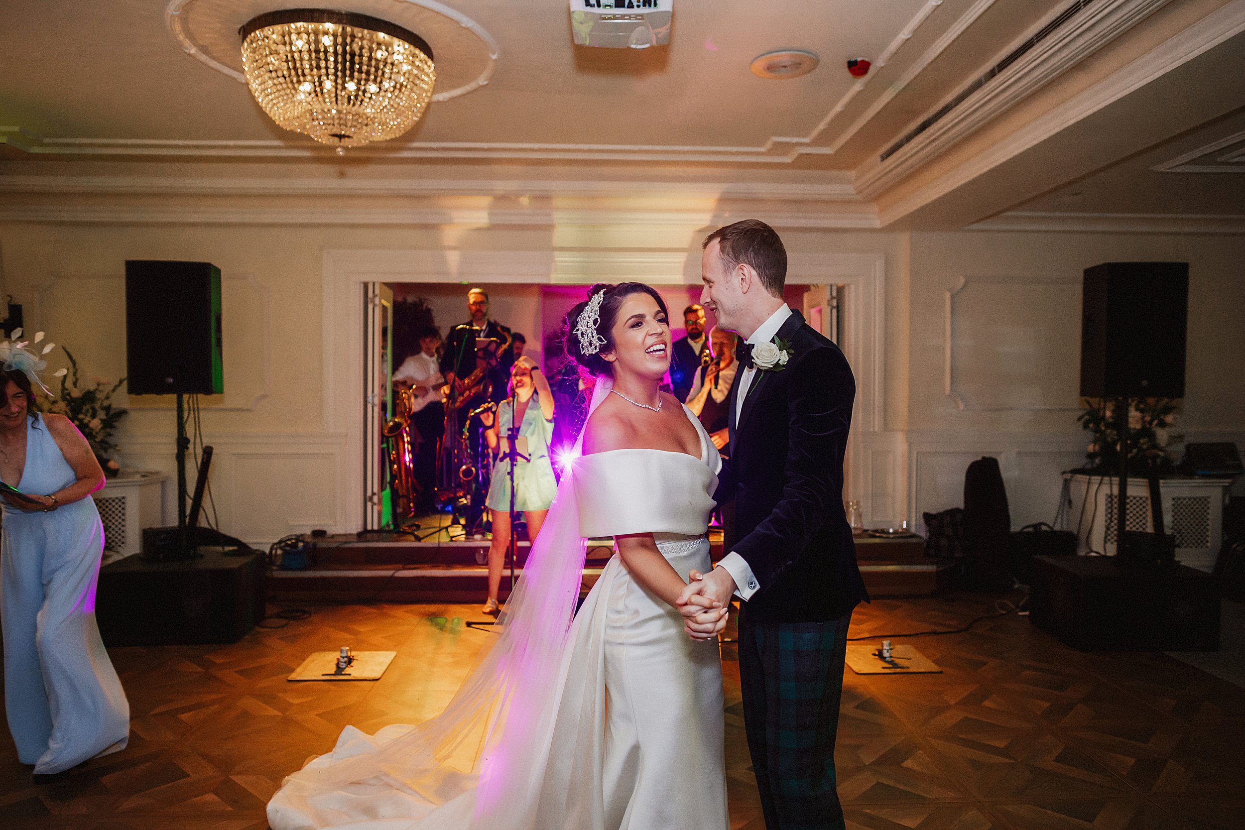 First wedding dance at Lochgreen House Hotel