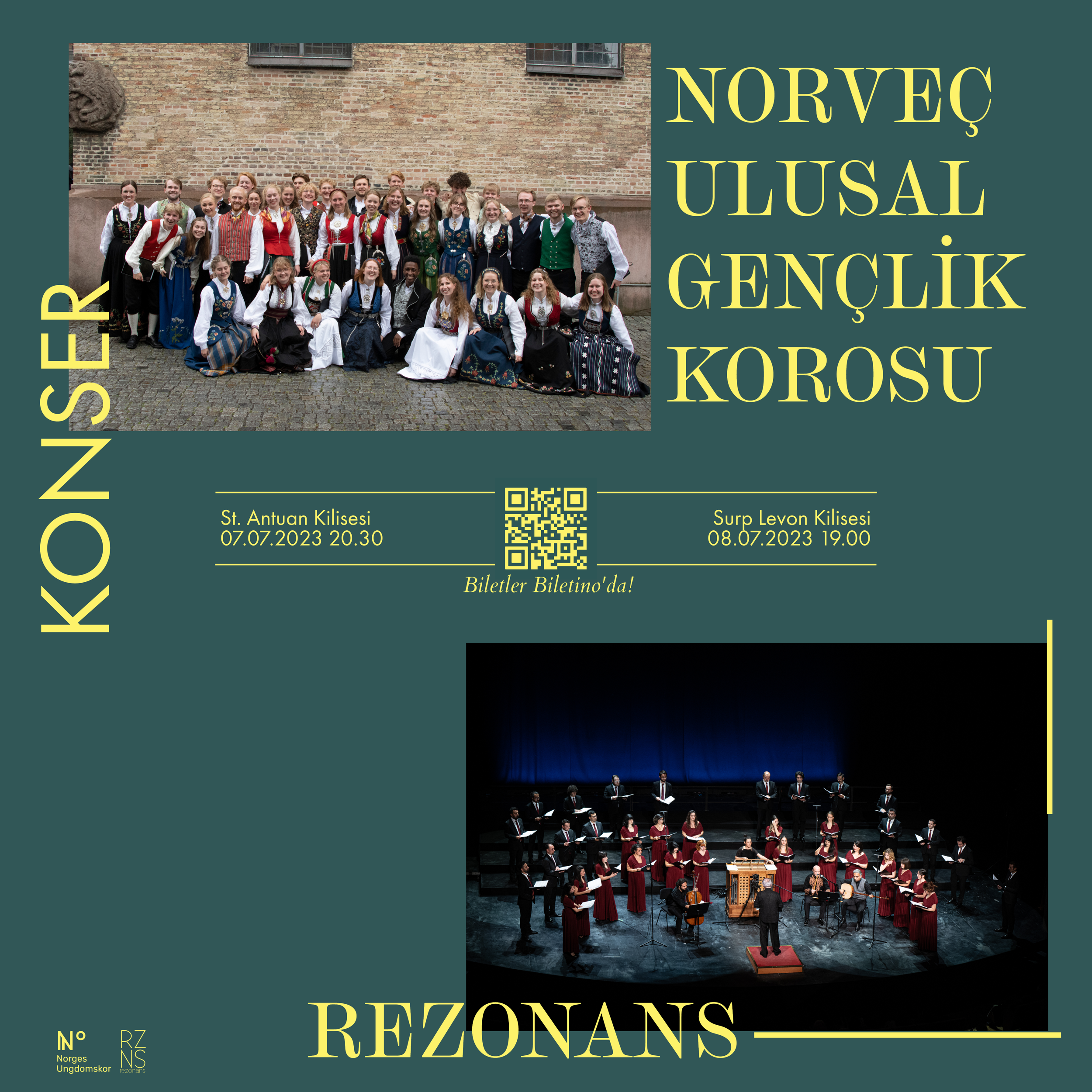 Sommerturné Norges Ungdomskor 2023 - 2. konsert