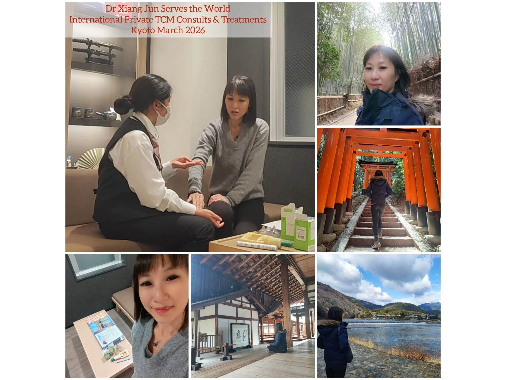Overseas Private Consults for Traditional Chinese Medicine Acupuncture in Kyoto March 2026 
