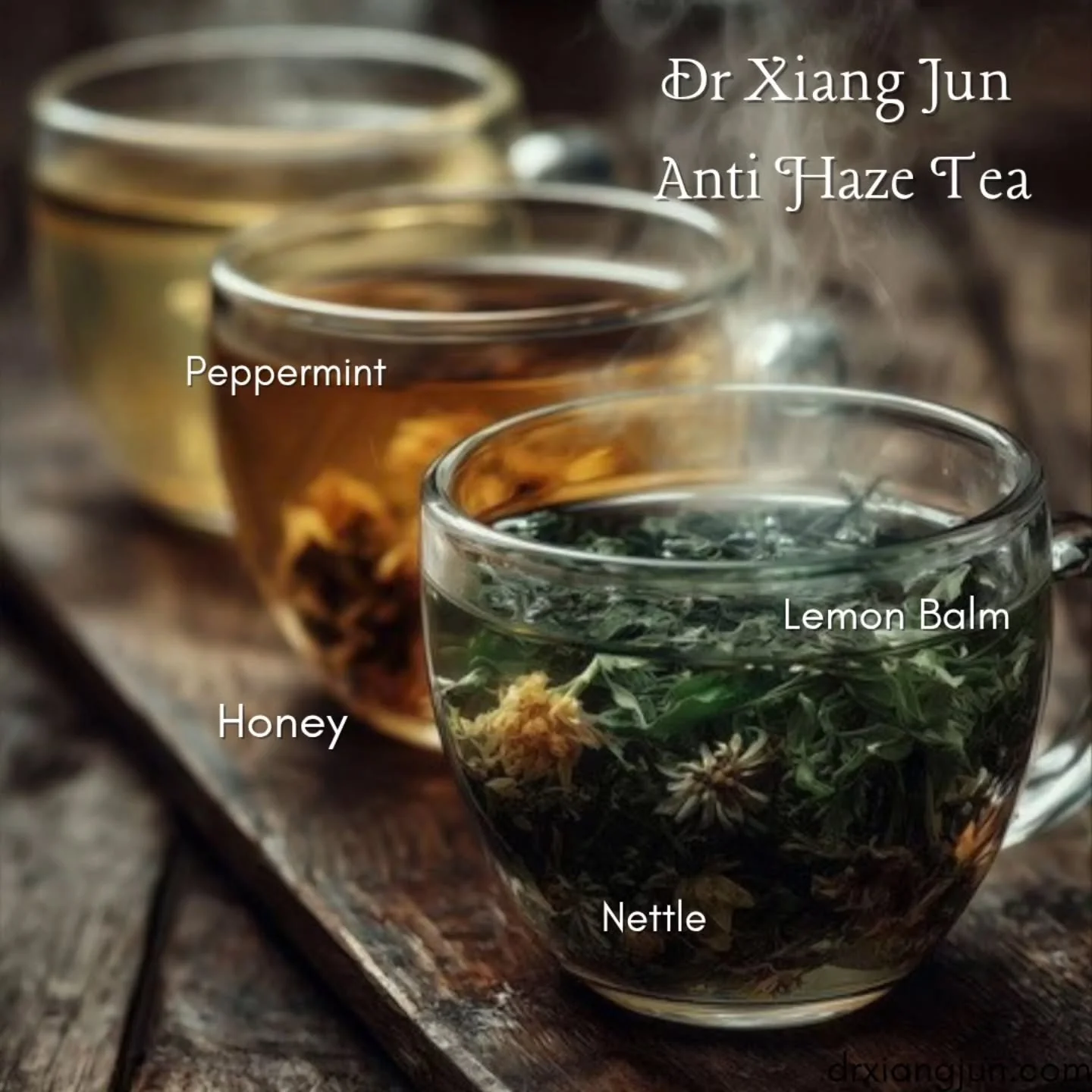 Dr Xiang Jun Anti Haze Tea ❤️💝

Here's a simple tea recipe from me for this Hazy Blanket over Singapore now! 😎🥰

drxiangjun.com

-------------------

By appointment and invite.
For consults, services, products, please connect via:
For corporate, s