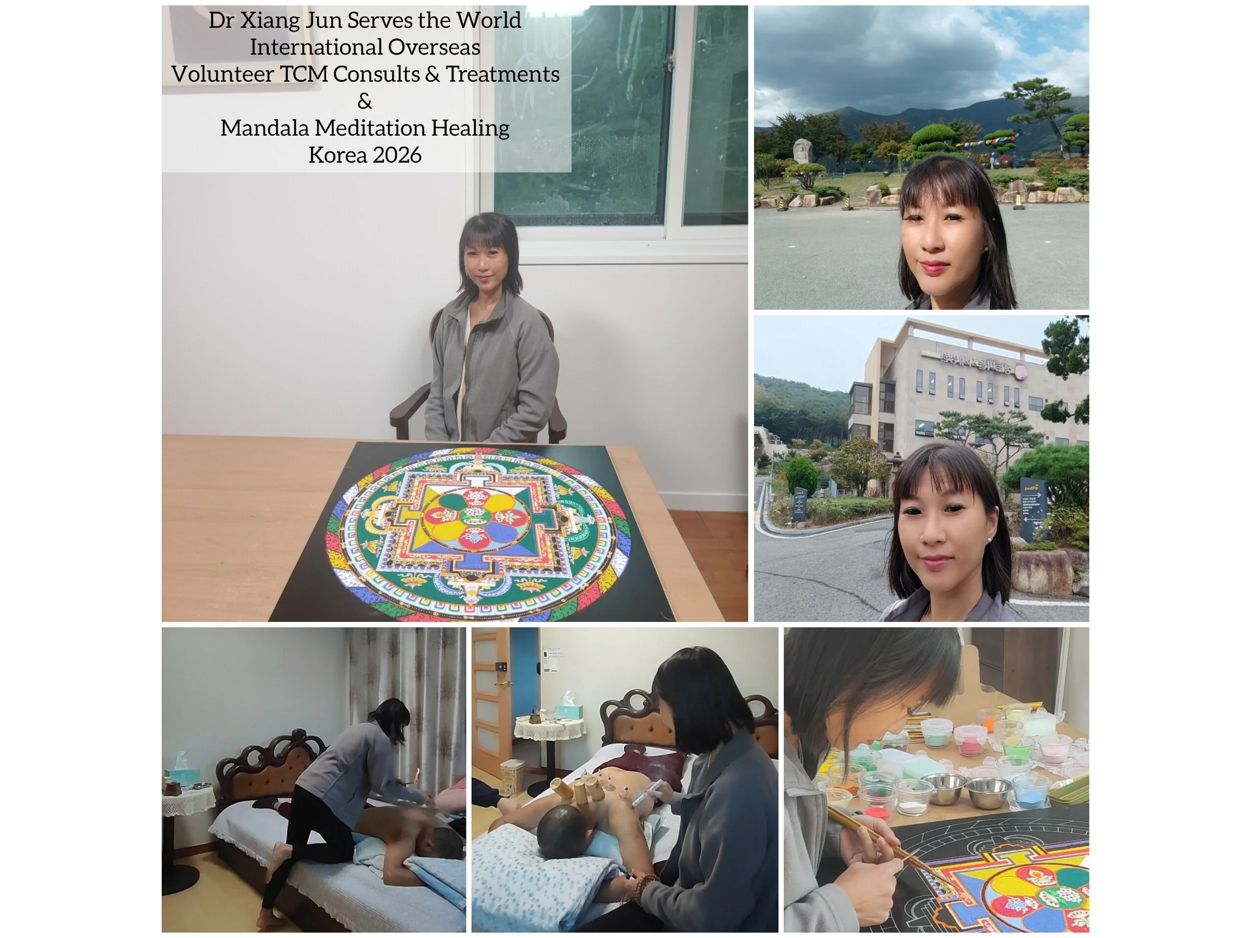 Overseas International Volunteer TCM &amp; Acupuncture Service &amp; Mandala Meditation Healing at Korea October 2026 