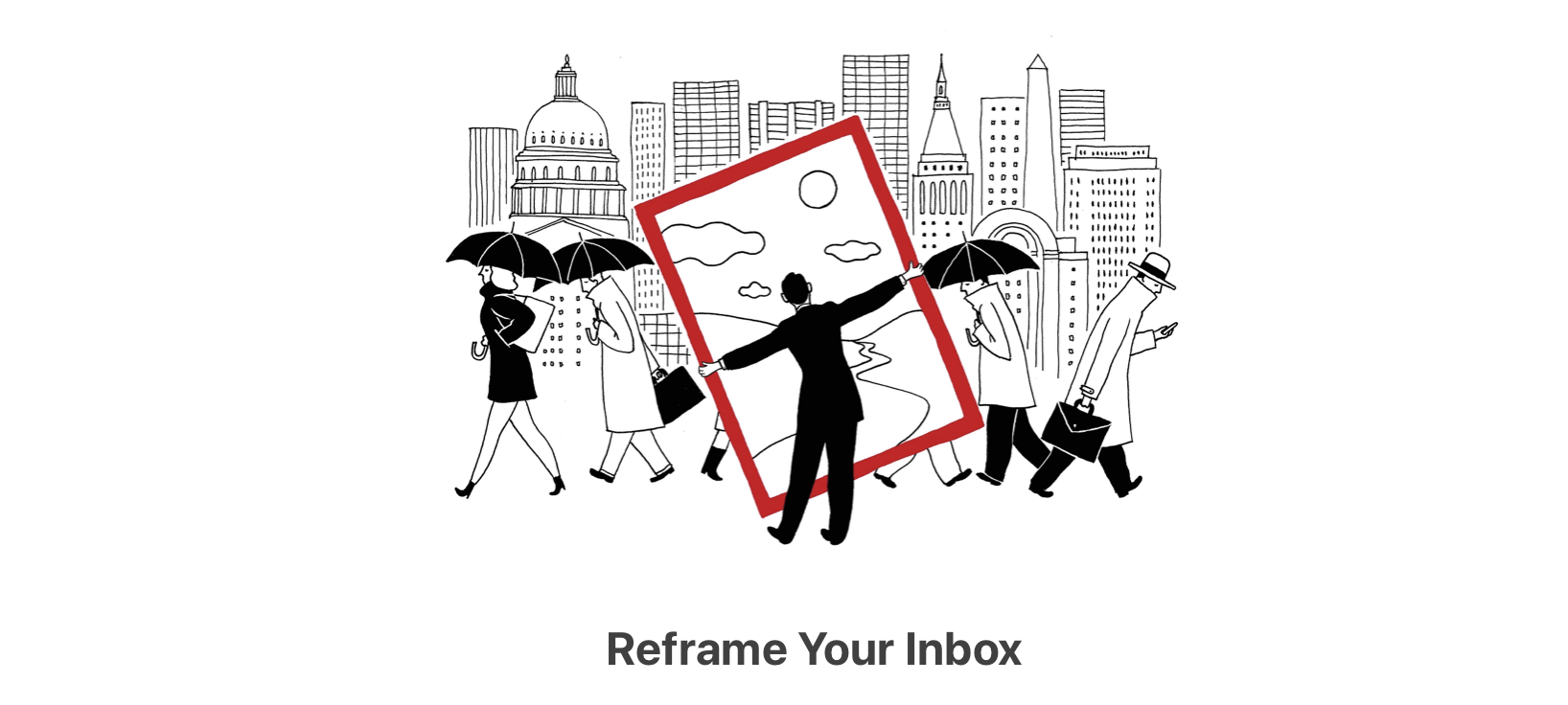 The logo of Reframe Your Inbox