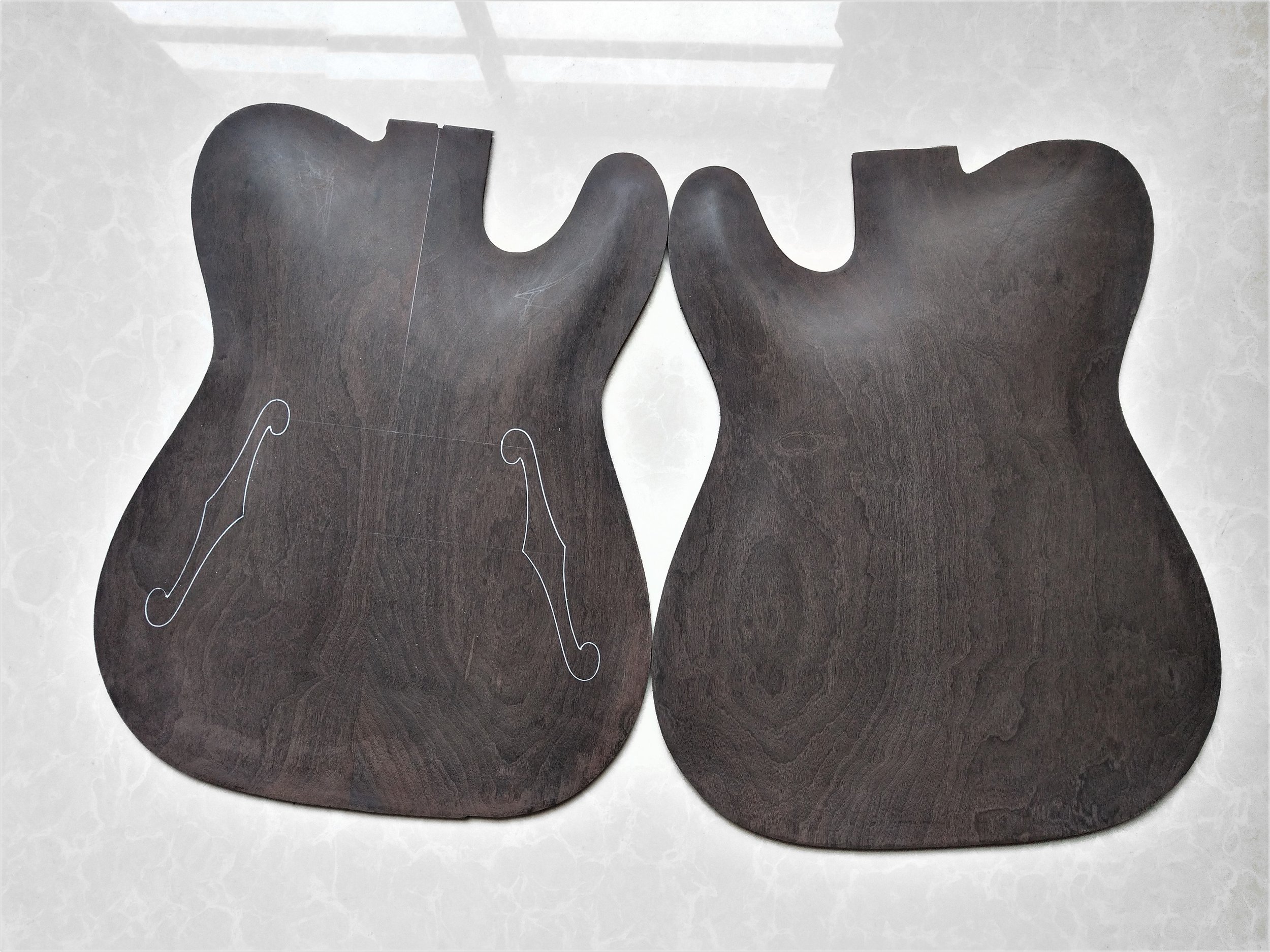 Dejawu Guitars - hand carved top