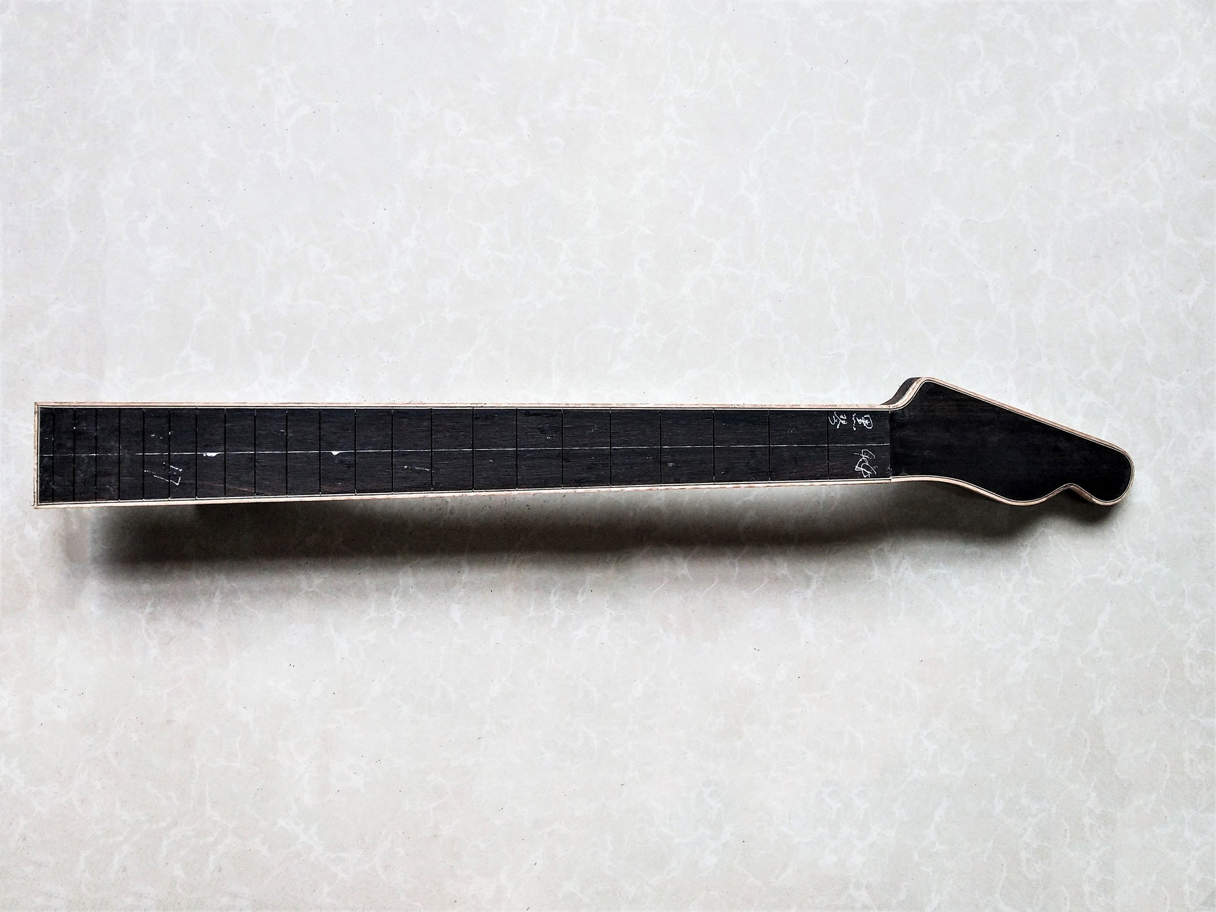 Dejawu Guitars - hand carved 3 piece set neck with ebony fret board