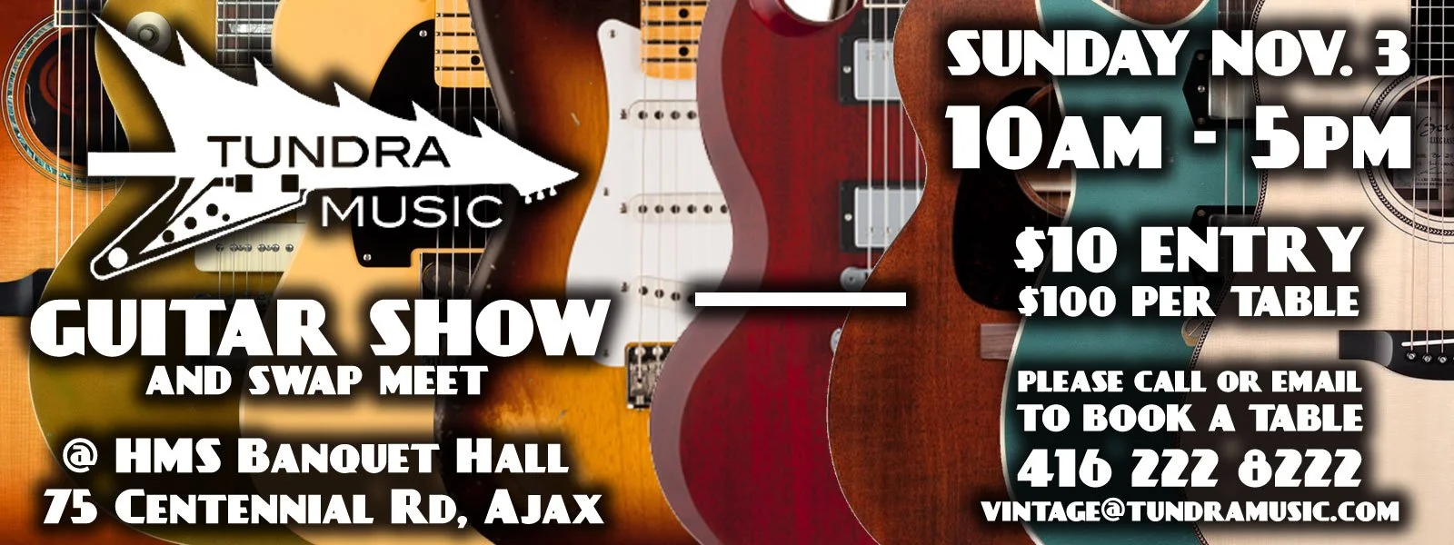 Guitar Show Calendar — Dejawu Guitars