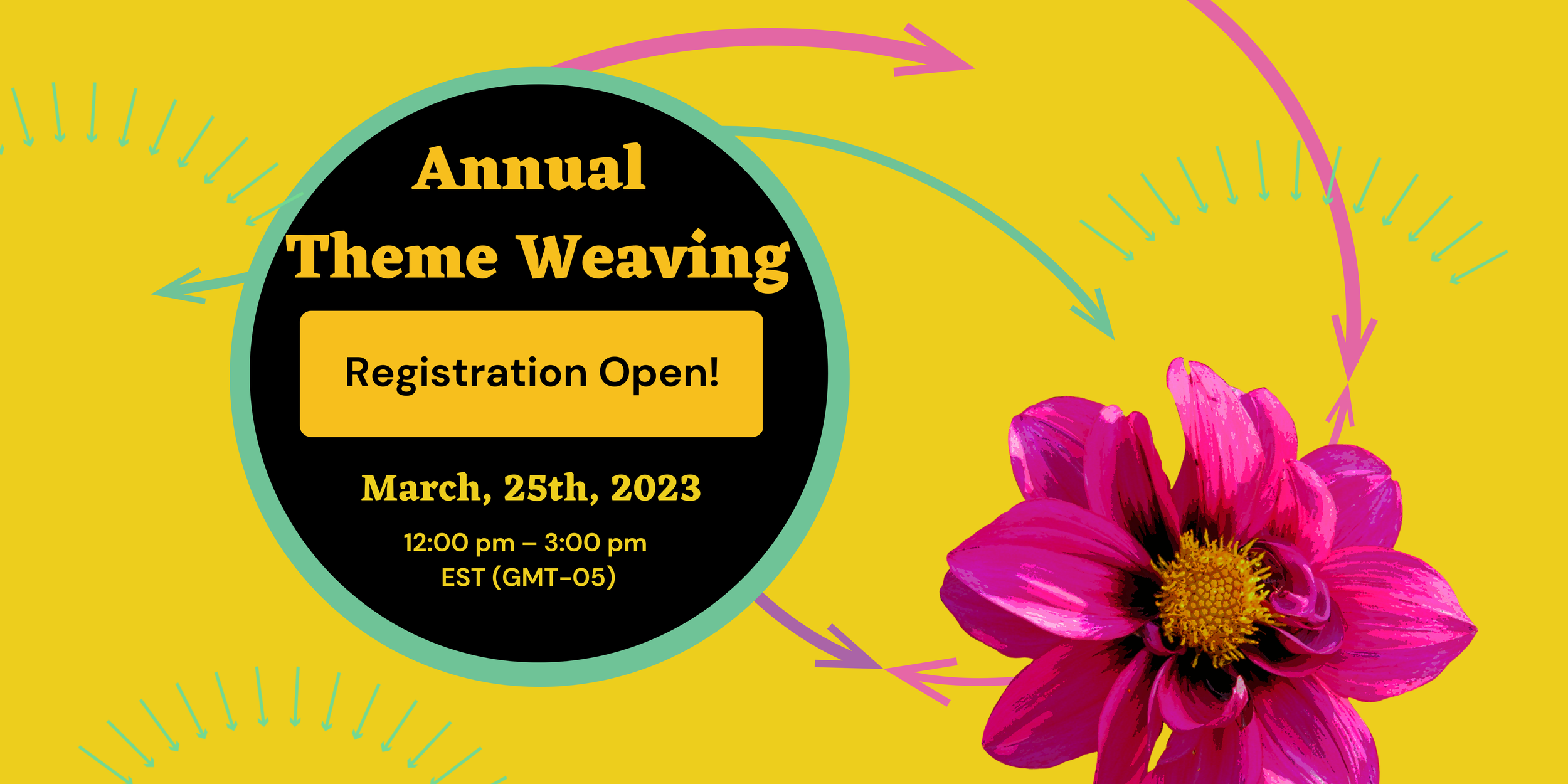Register now! DJN: Inaugural Theme-Weaving, Saturday March 25th