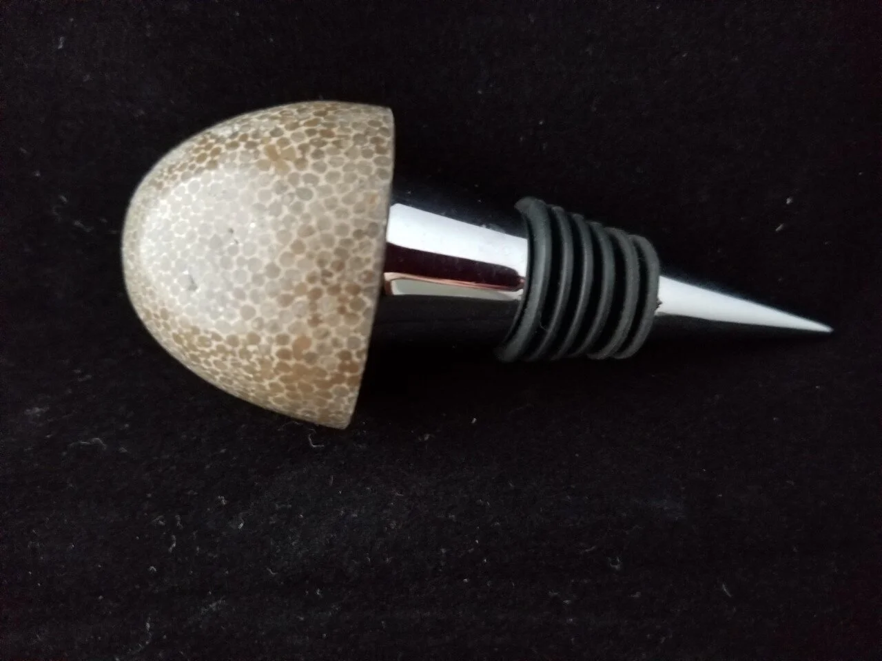 Charlevoix Stone Wine Bottle Stopper