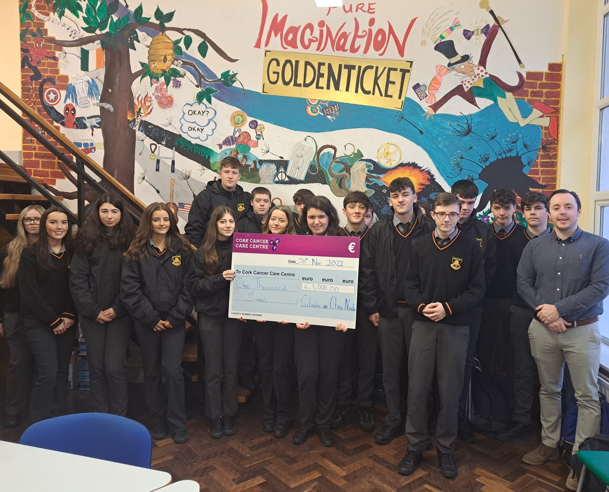 TYs raise €1,000 for the Cork Cancer Care Centre!